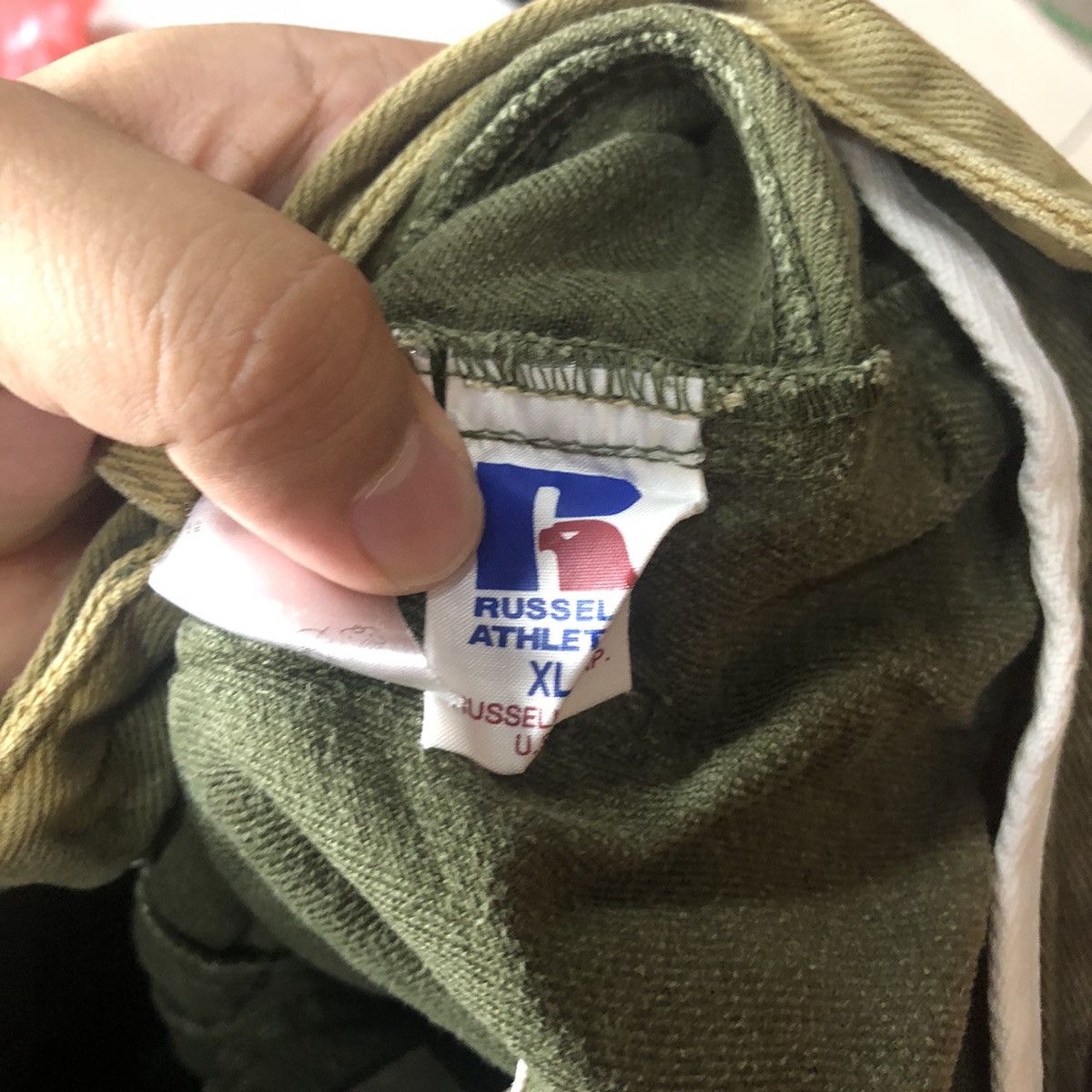 Russell Athletic Rusell Athletic faded Green Casual cargo Pants #5452 Size US 32 / EU 48 - 17 Thumbnail
