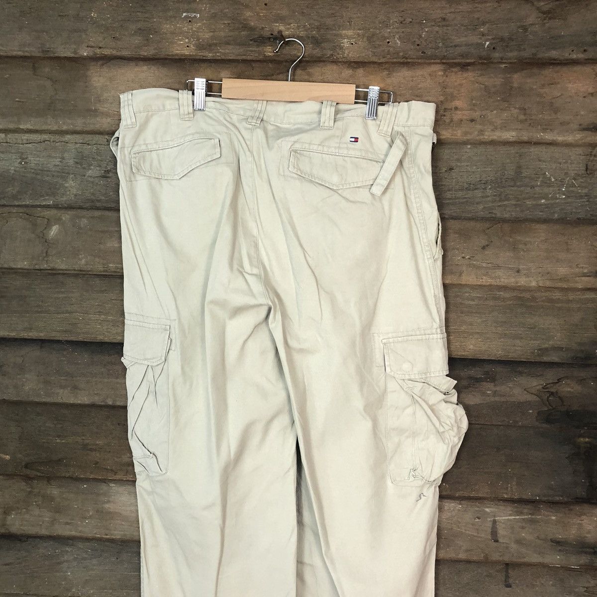 Tommy Hilfiger Tommy Hilfiger Cream multipocket tactical Cargo Pants #5442 Size US 38 / EU 54 - 12 Thumbnail