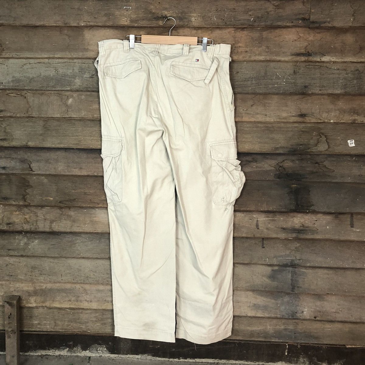 Tommy Hilfiger Tommy Hilfiger Cream multipocket tactical Cargo Pants #5442 Size US 38 / EU 54 - 11 Thumbnail
