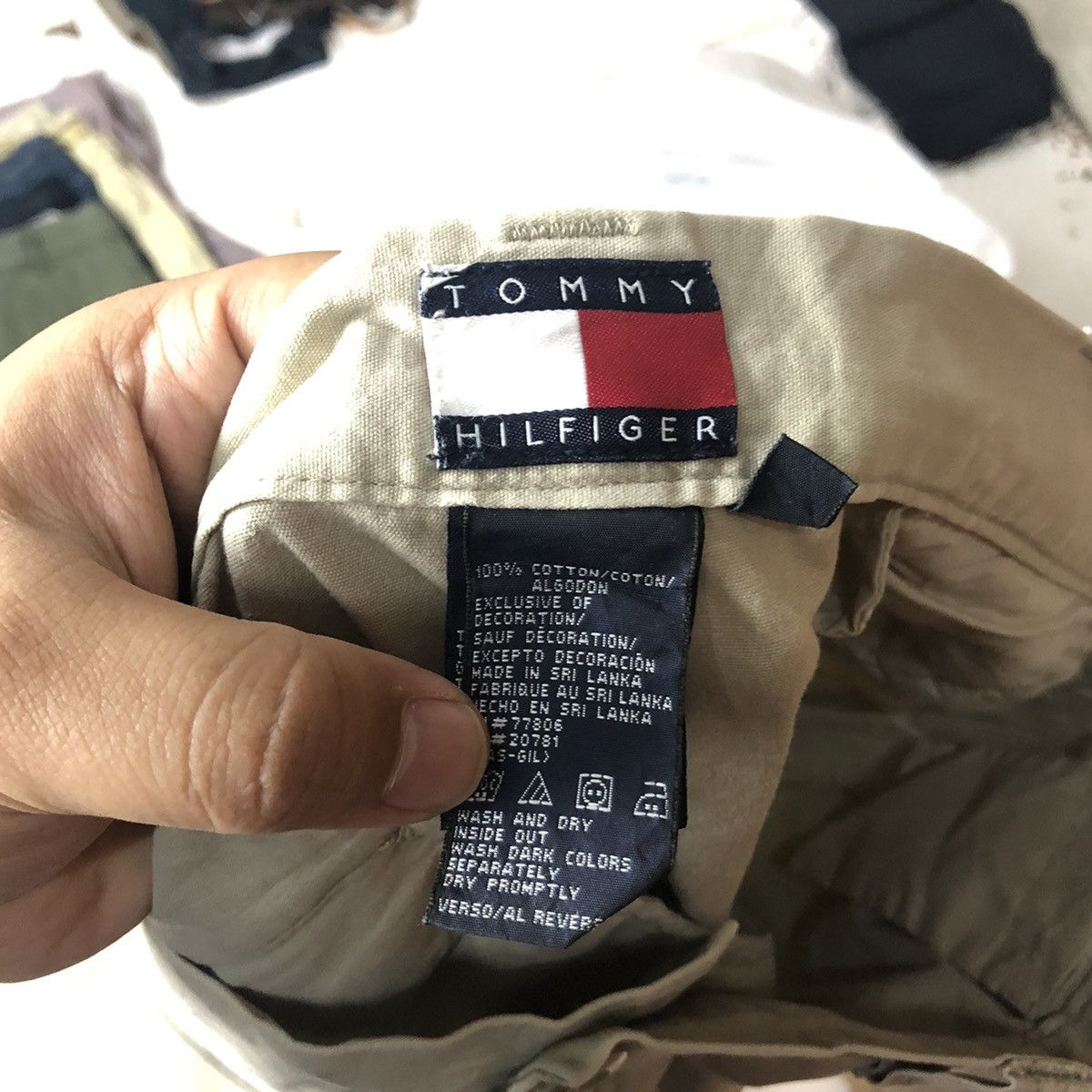 Tommy Hilfiger Tommy Hilfiger Cream multipocket tactical Cargo Pants #5442 Size US 38 / EU 54 - 16 Thumbnail