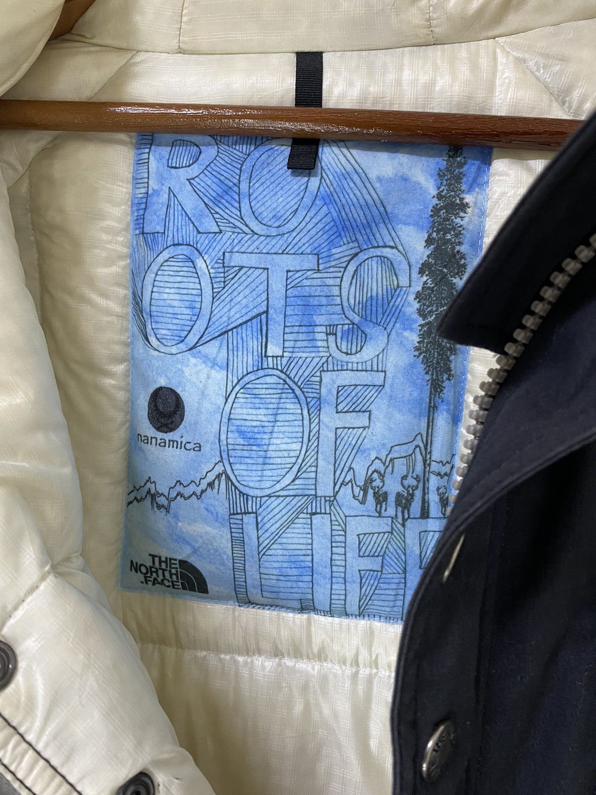 Nanamica The North Face X Nanamica Puffer Jacket Back Pocket Design Size US L / EU 52-54 / 3 - 5 Thumbnail