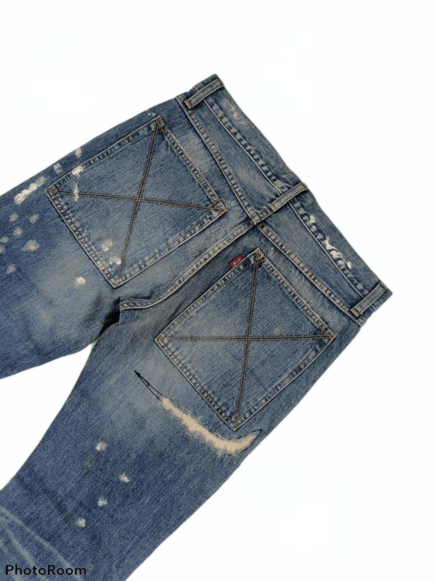 Japanese Brand Bonds&Peace Patchwork Denim Bushpant Size US 31 - 8 Thumbnail