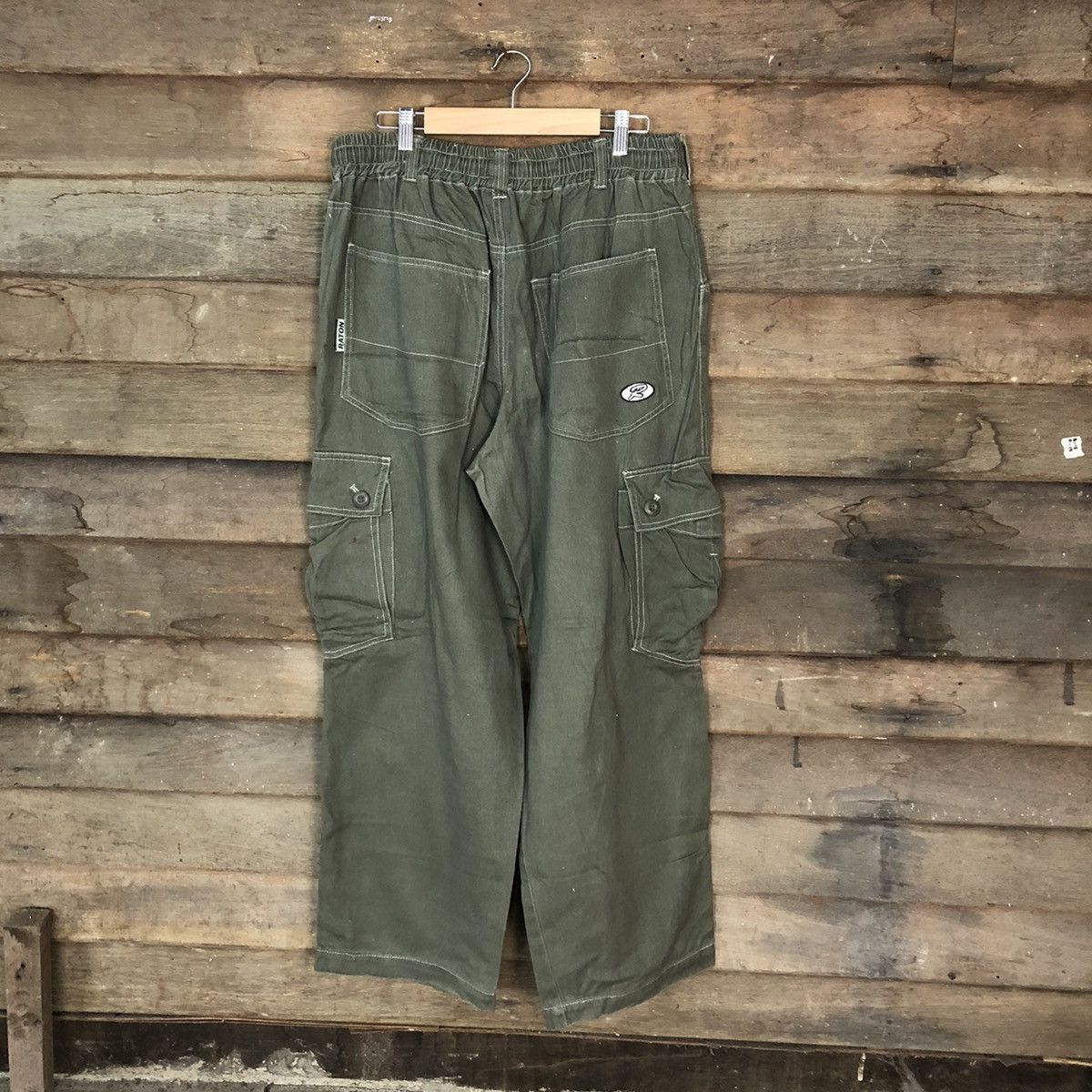 Japanese Brand Raton faded Green multipocket Cargo Pants #3780 Size US 34 / EU 50 - 11 Thumbnail
