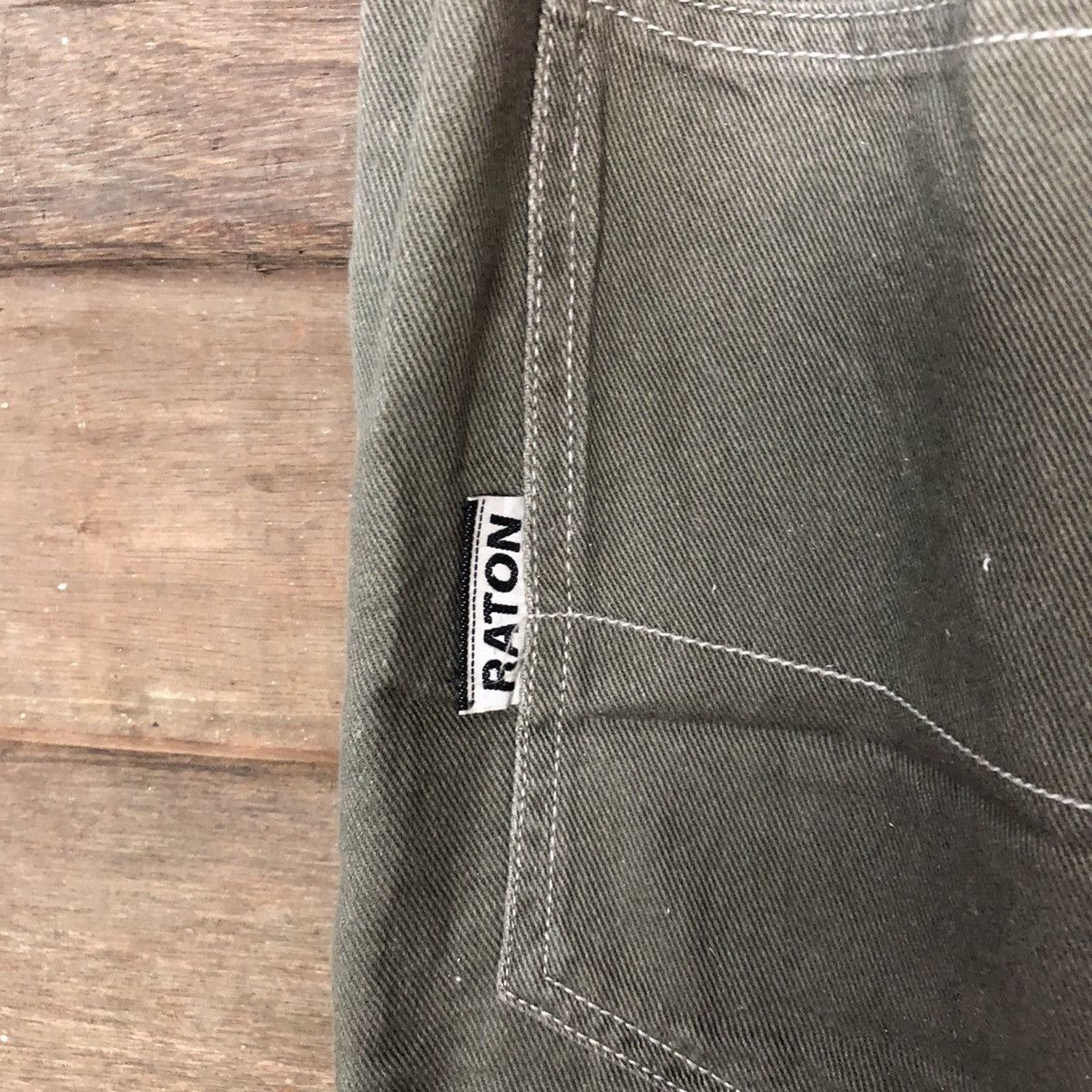 Japanese Brand Raton faded Green multipocket Cargo Pants #3780 Size US 34 / EU 50 - 17 Thumbnail