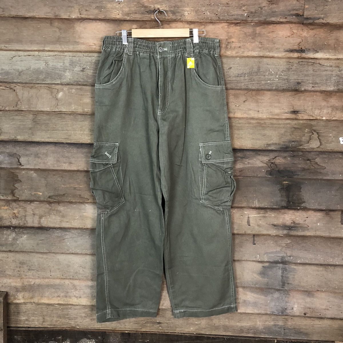 Japanese Brand Raton faded Green multipocket Cargo Pants #3780 Size US 34 / EU 50 - 1 Thumbnail