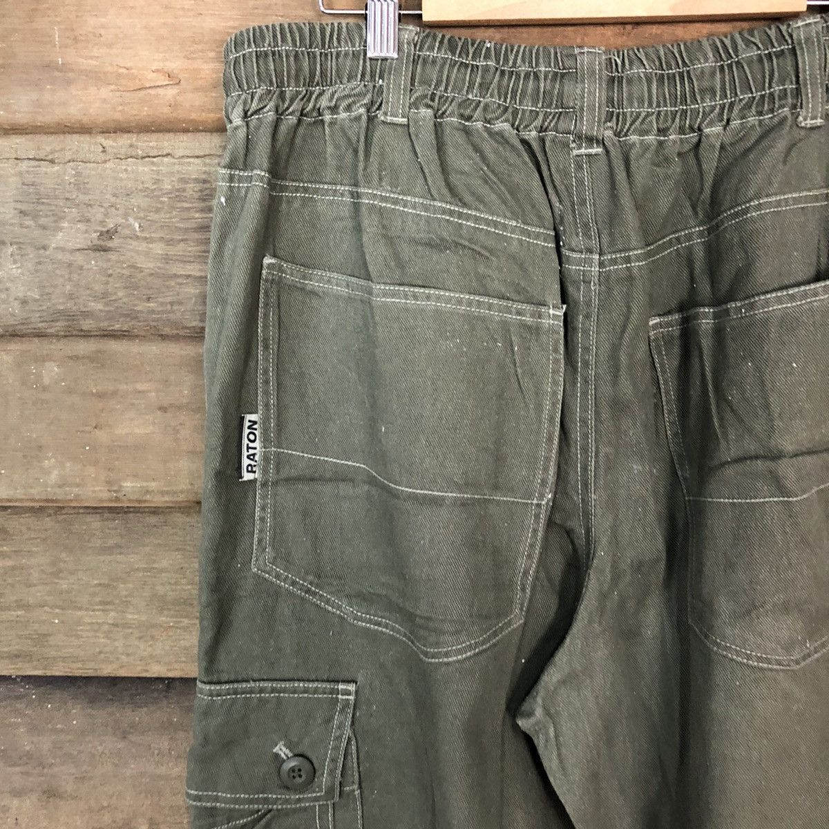 Japanese Brand Raton faded Green multipocket Cargo Pants #3780 Size US 34 / EU 50 - 14 Thumbnail