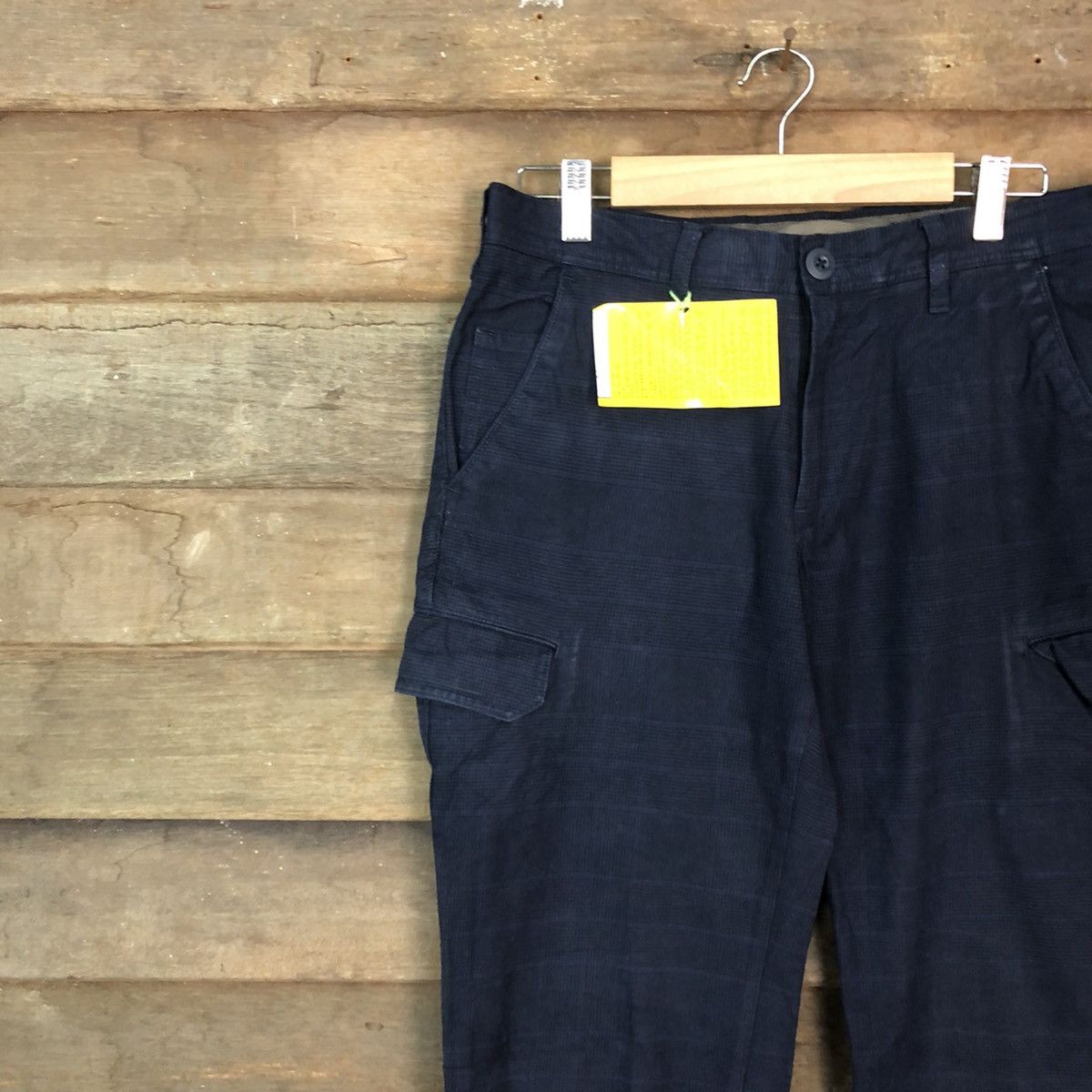 Japanese Brand Ships Dark Blue Multipocket Cargo Pants #3424 Size US 31 - 6 Thumbnail