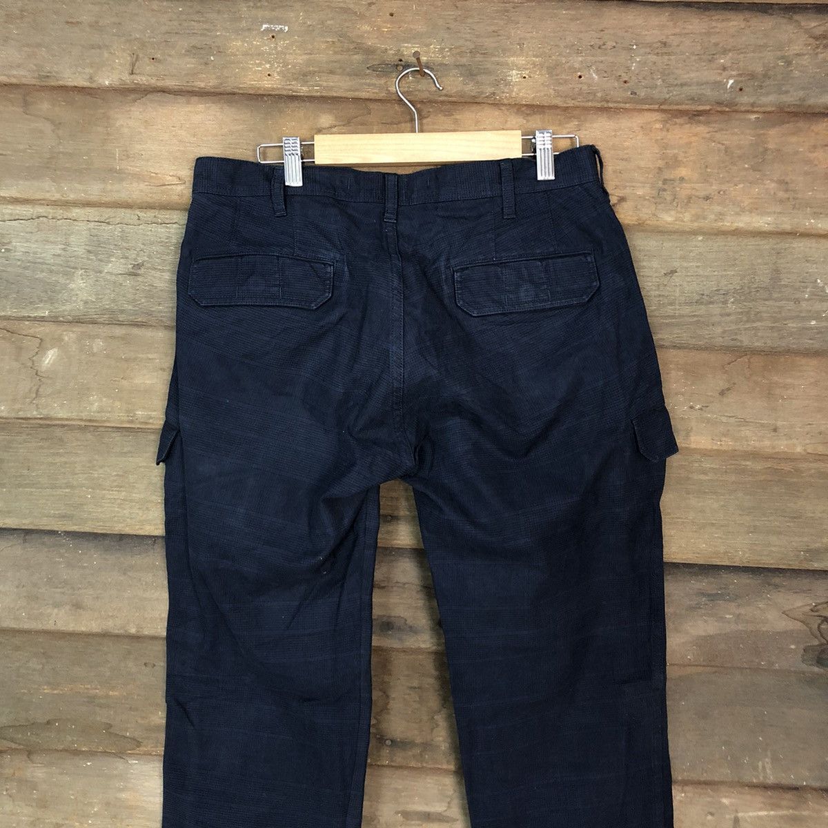 Japanese Brand Ships Dark Blue Multipocket Cargo Pants #3424 Size US 31 - 10 Thumbnail