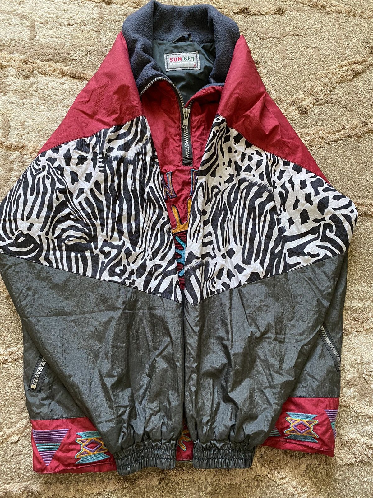 Other × Vintage ❌Unavailable❌Vintage Ski jacket Snow Power Sun Set size L Size US L / EU 52-54 / 3 - 4 Thumbnail