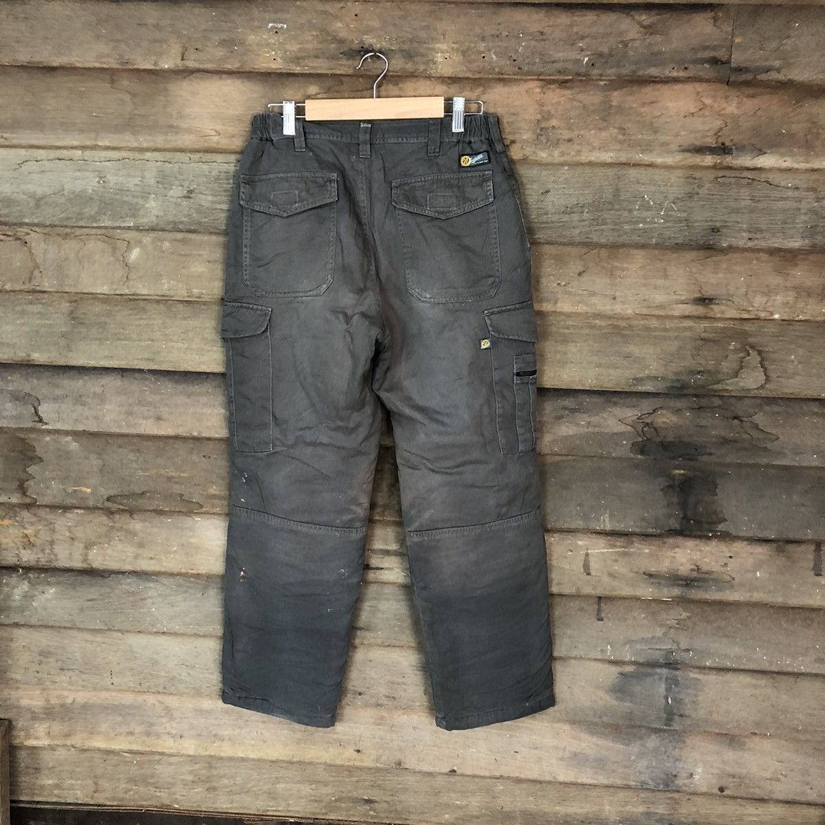Faded Glory DLL Japanese Brand faded grey worn Cargo Pants #2660 Size US 28 / EU 44 - 11 Thumbnail