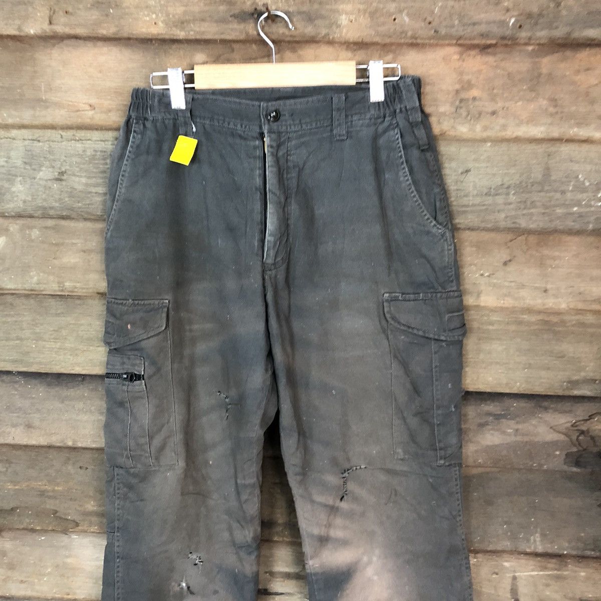 Faded Glory DLL Japanese Brand faded grey worn Cargo Pants #2660 Size US 28 / EU 44 - 2 Thumbnail