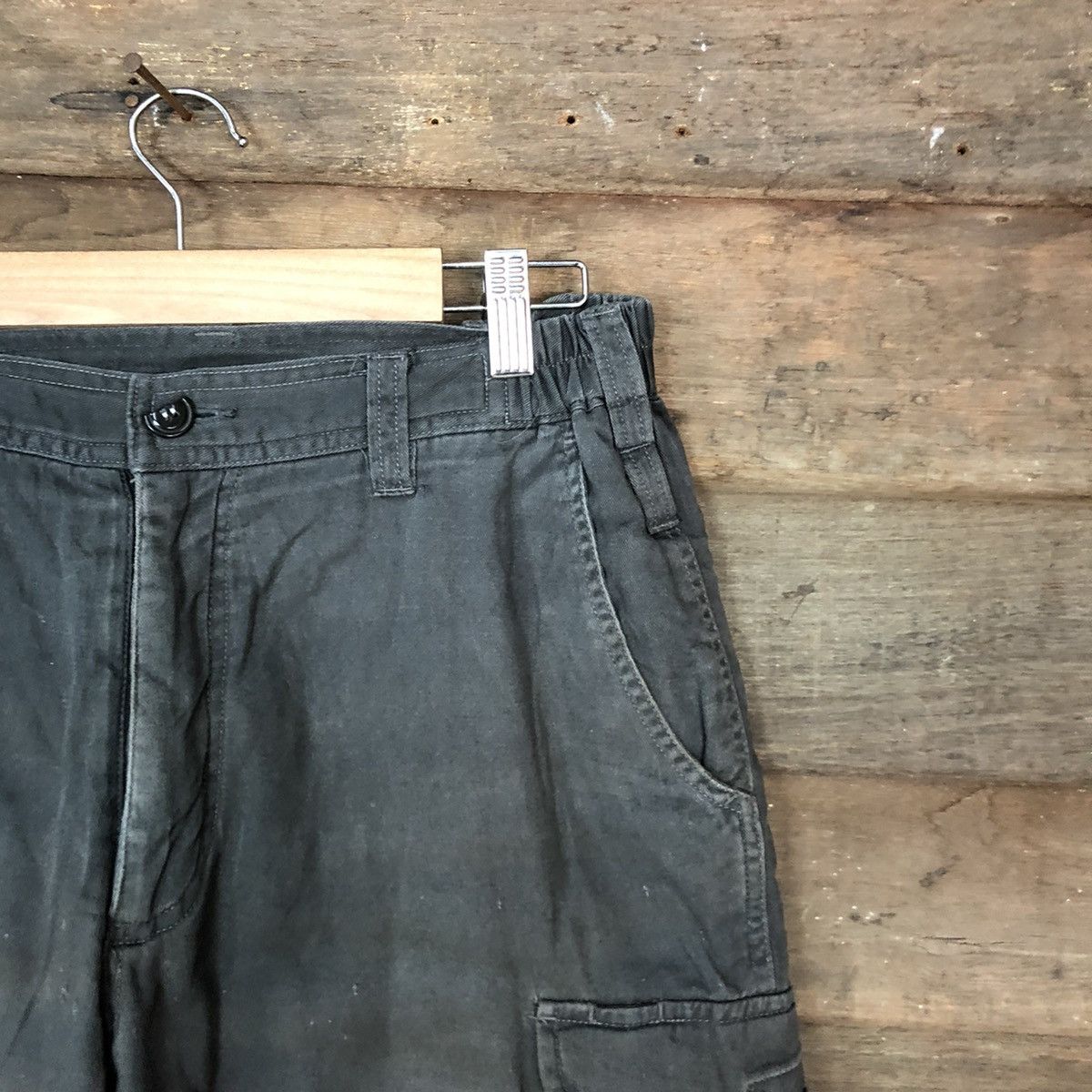 Faded Glory DLL Japanese Brand faded grey worn Cargo Pants #2660 Size US 28 / EU 44 - 5 Thumbnail