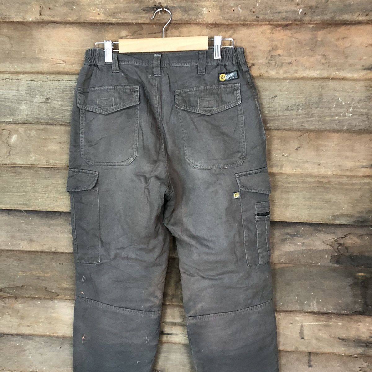 Faded Glory DLL Japanese Brand faded grey worn Cargo Pants #2660 Size US 28 / EU 44 - 12 Thumbnail