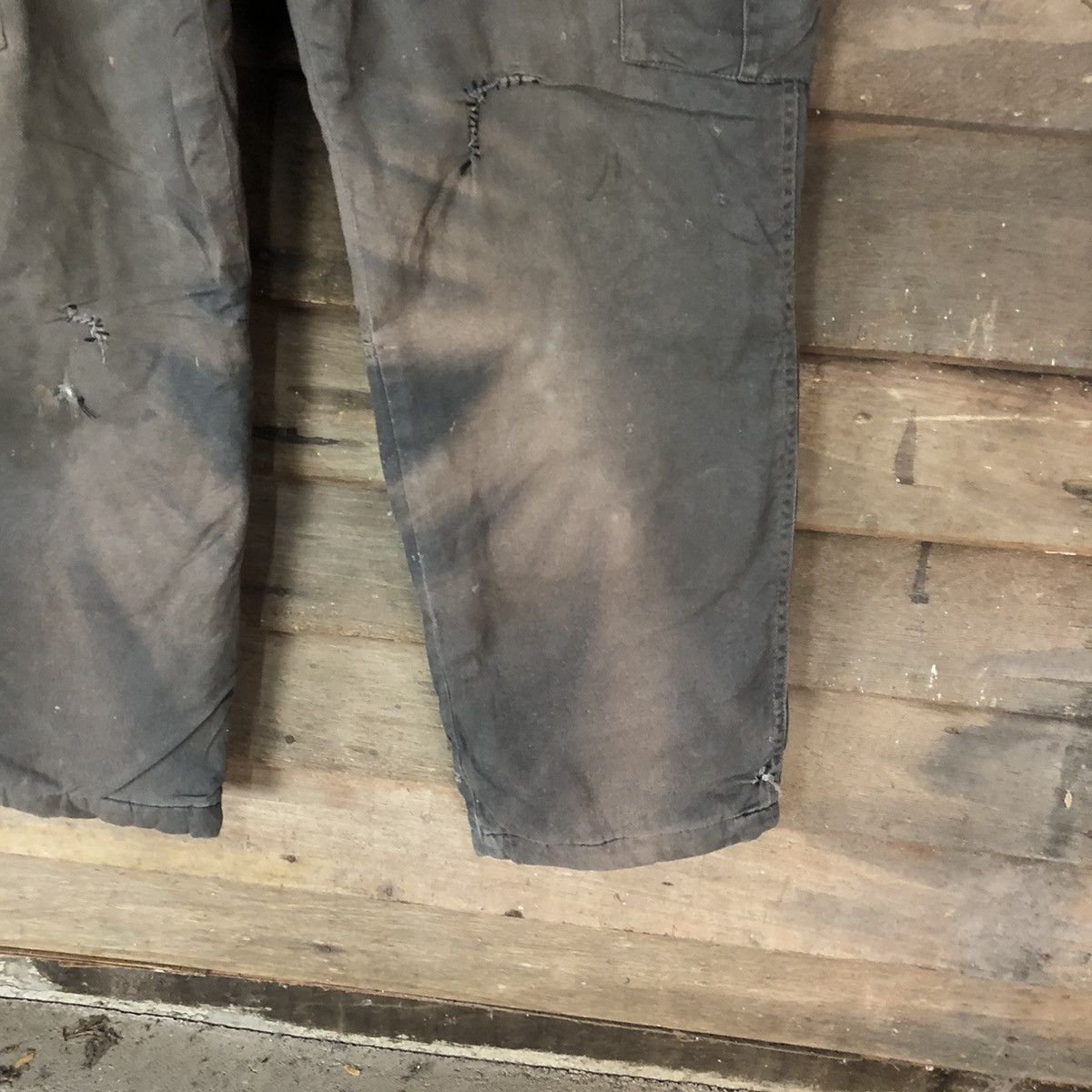 Faded Glory DLL Japanese Brand faded grey worn Cargo Pants #2660 Size US 28 / EU 44 - 9 Thumbnail
