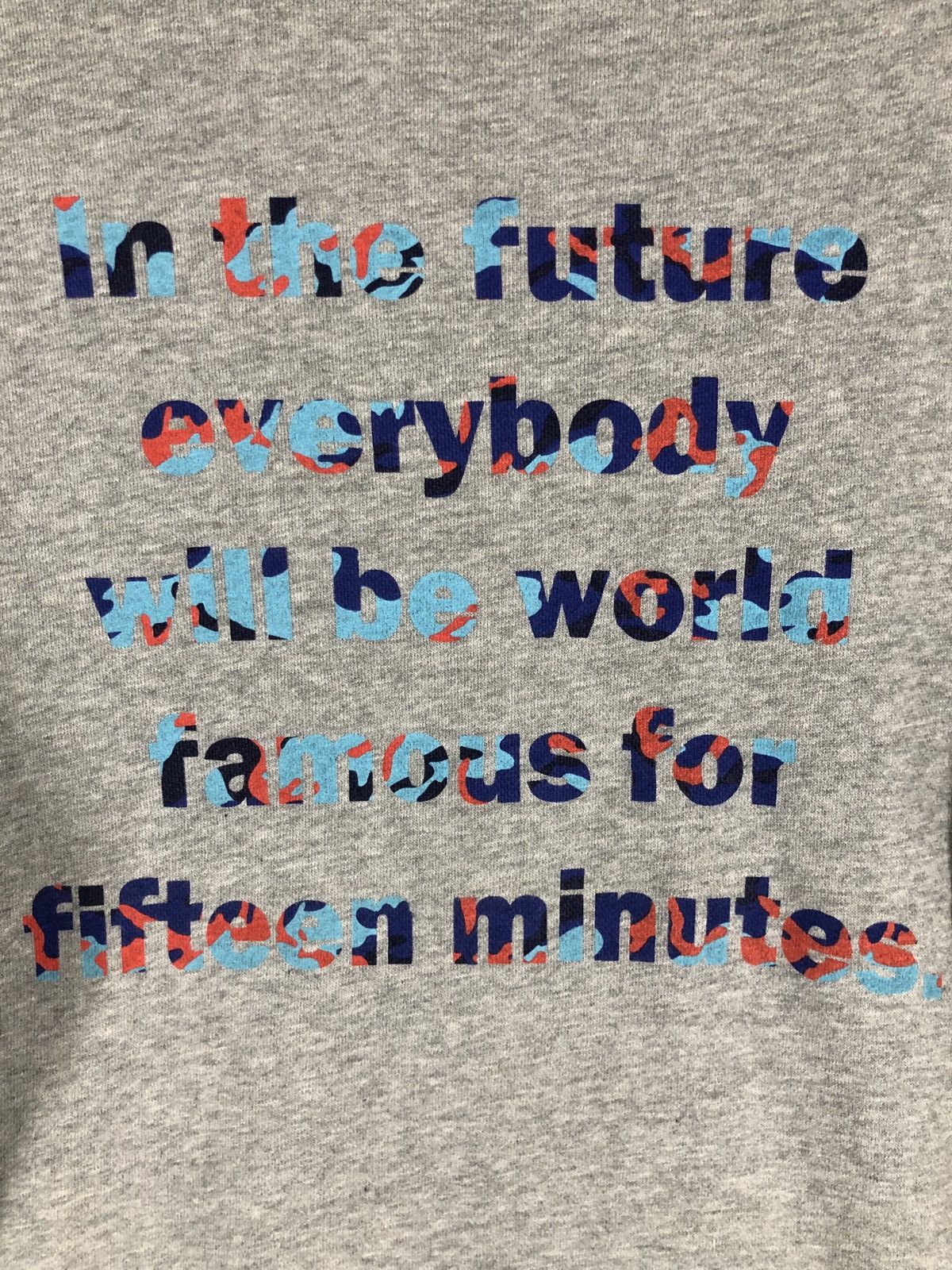 Andy Warhol × Japanese Brand × Uniqlo Andy Warhol x Sprz Uniqlo Logo Pop Art Printed Sweatshirt Size US L / EU 52-54 / 3 - 3 Thumbnail