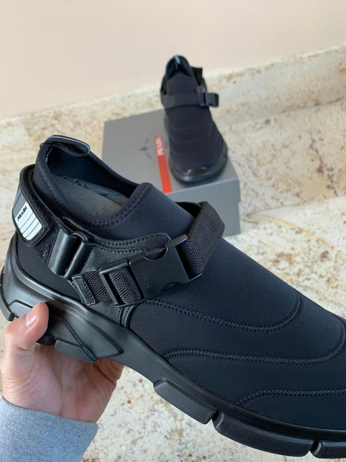 Prada Neoprene 6 Sneakers in Black Size US 9 / EU 42 - 12 Thumbnail