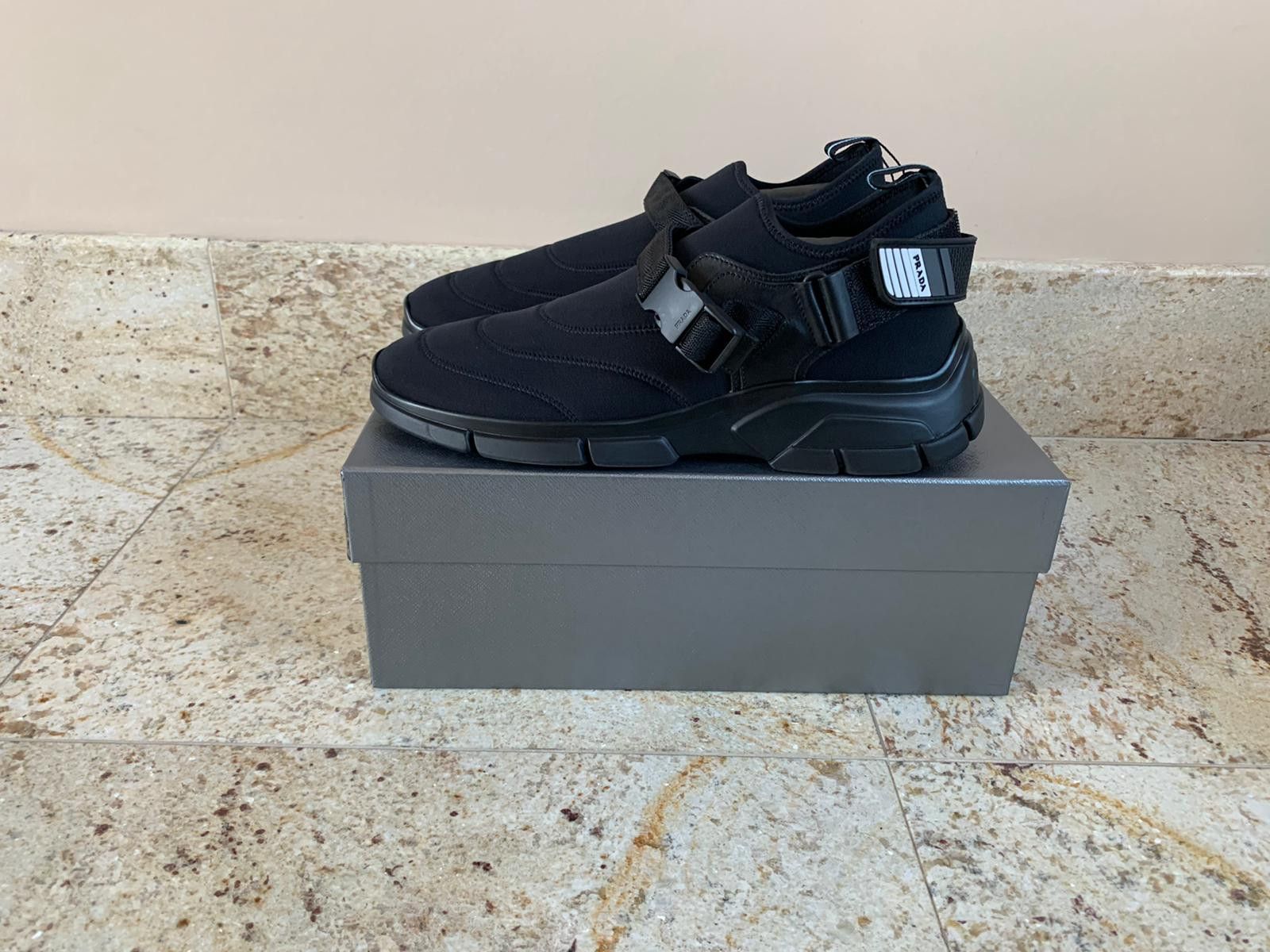 Prada Neoprene 6 Sneakers in Black Size US 9 / EU 42 - 1 Thumbnail