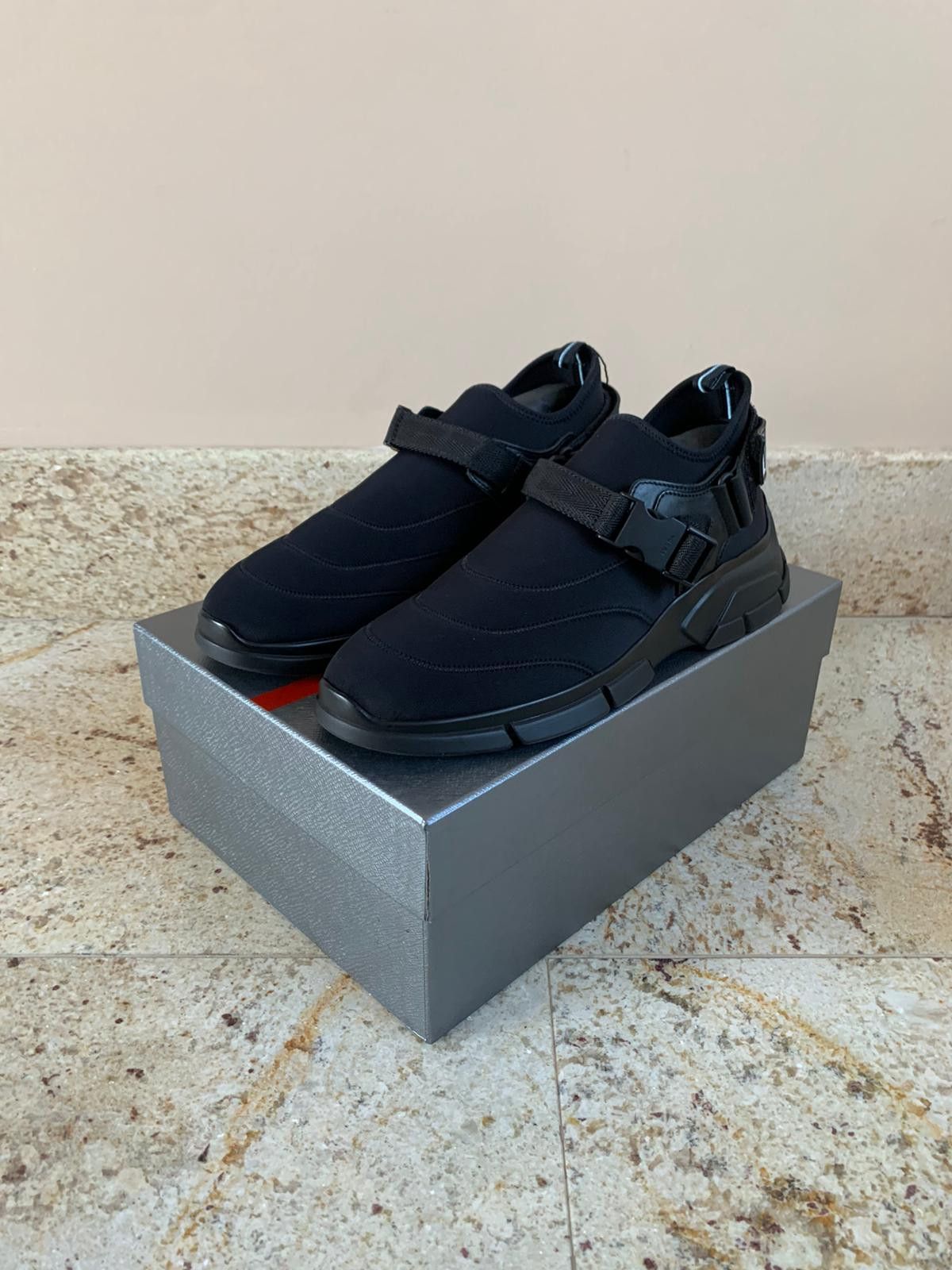 Prada Neoprene 6 Sneakers in Black Size US 9 / EU 42 - 2 Thumbnail