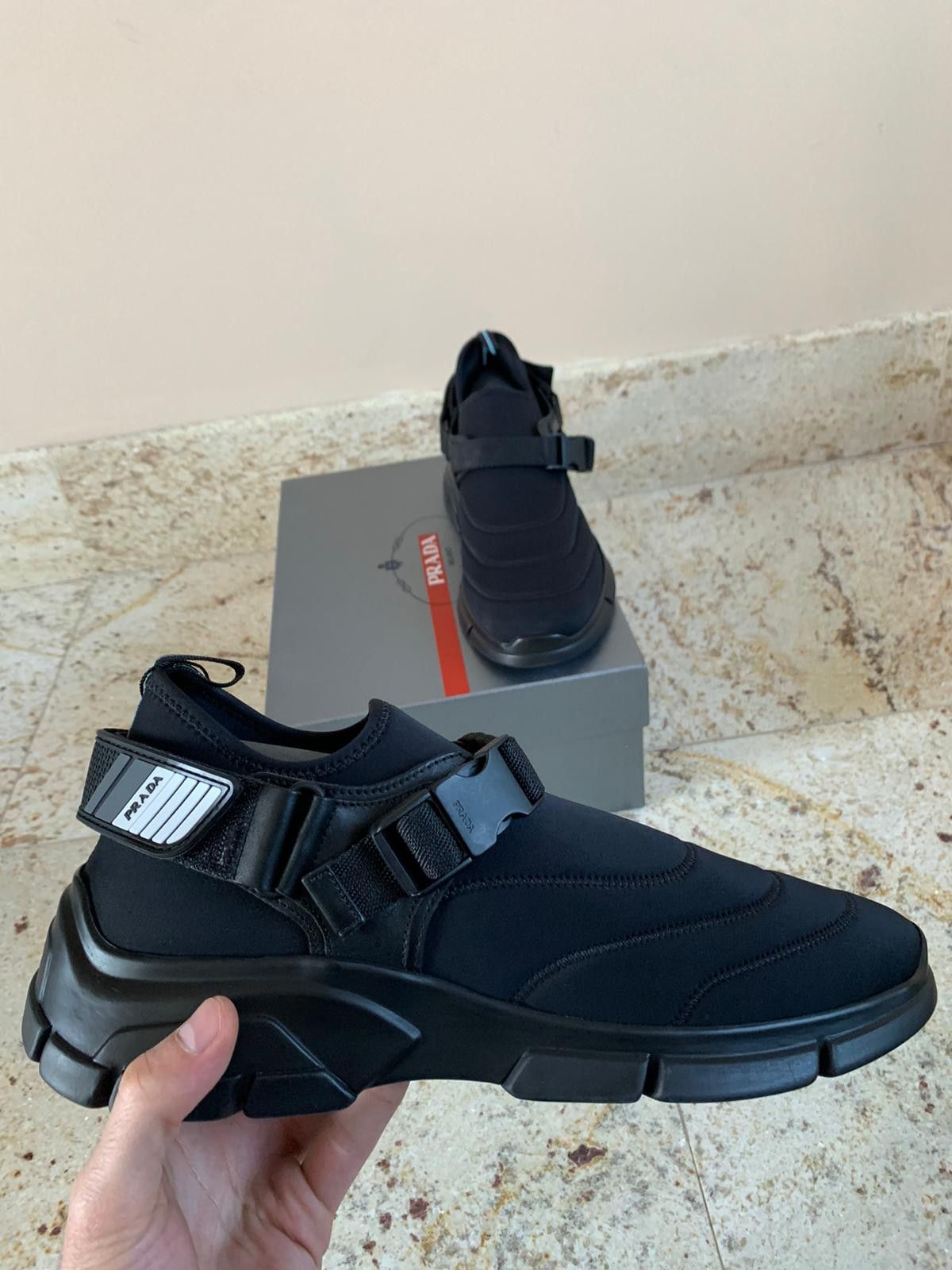 Prada Neoprene 6 Sneakers in Black Size US 9 / EU 42 - 8 Thumbnail