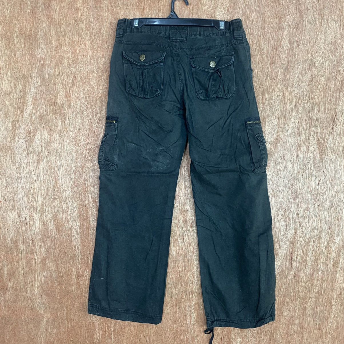Japanese Brand DL Japan Dark Blue utility Multipocket Cargo Pants #1910 Size 28" / US 6 / IT 42 - 8 Thumbnail