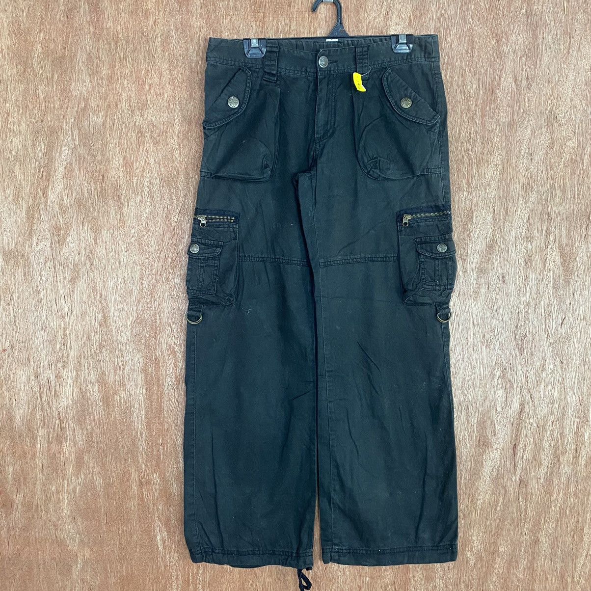 Japanese Brand DL Japan Dark Blue utility Multipocket Cargo Pants #1910 Size 28" / US 6 / IT 42 - 1 Thumbnail