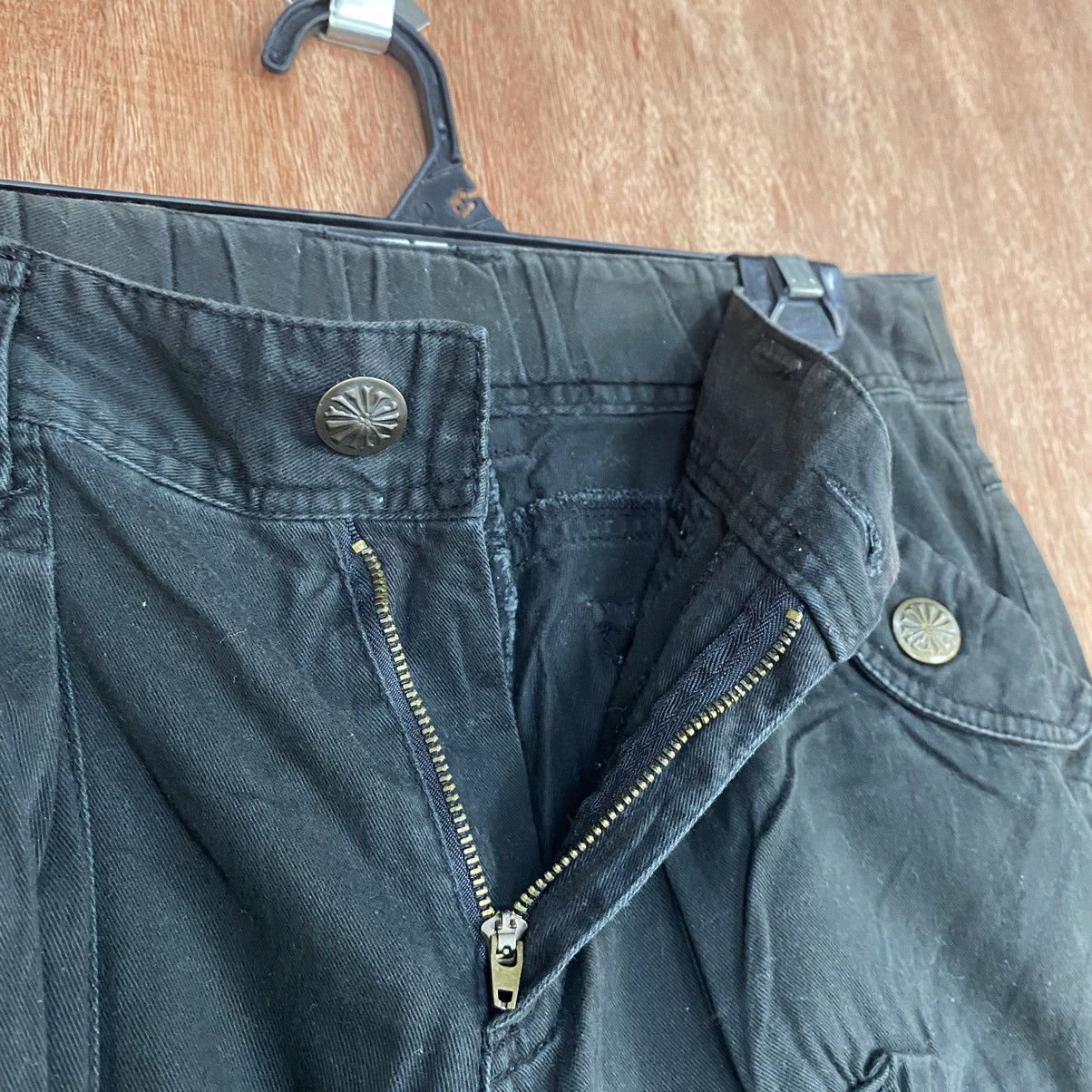 Japanese Brand DL Japan Dark Blue utility Multipocket Cargo Pants #1910 Size 28" / US 6 / IT 42 - 7 Thumbnail