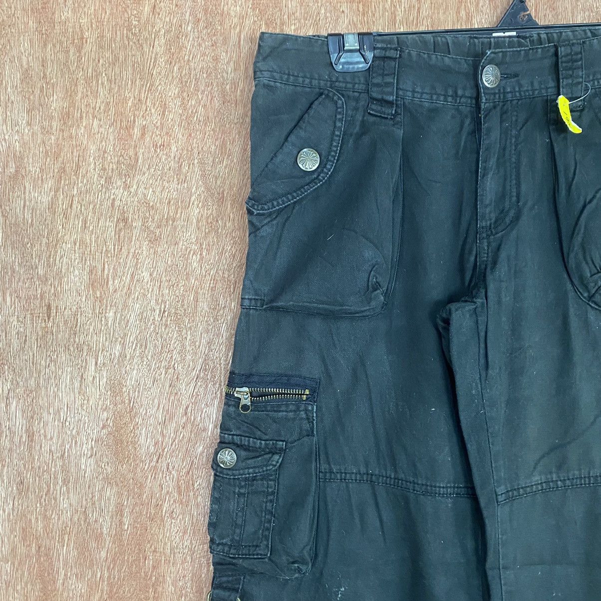 Japanese Brand DL Japan Dark Blue utility Multipocket Cargo Pants #1910 Size 28" / US 6 / IT 42 - 5 Thumbnail