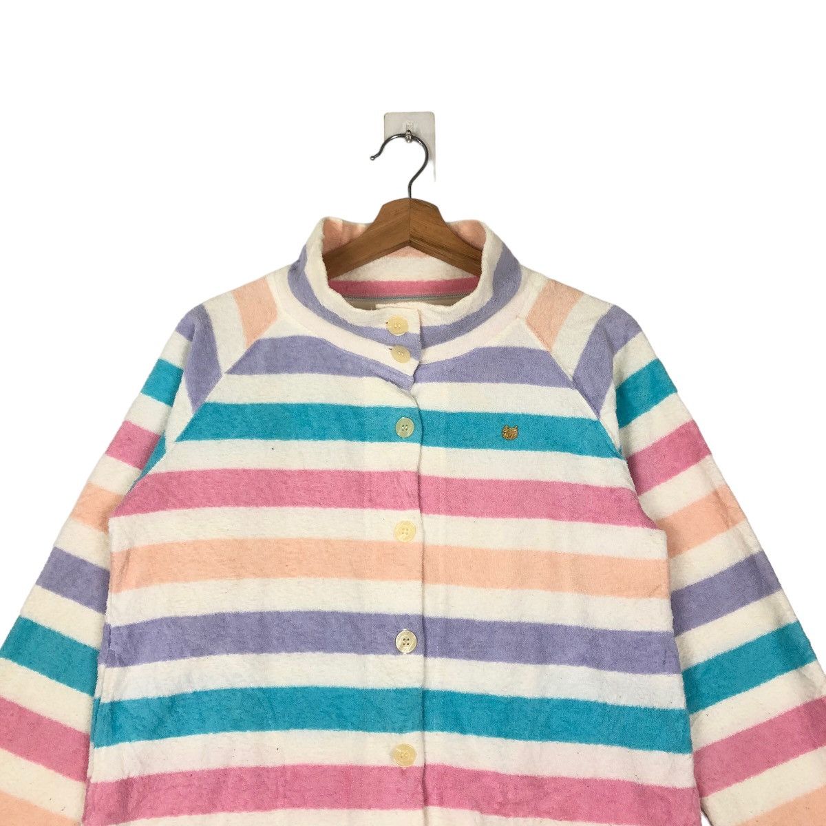 Issey Miyake ISSEY MIYAKE BY TSUMORI CHISATO SLEEP STRIPED BUTTON Size US M / EU 48-50 / 2 - 2 Thumbnail