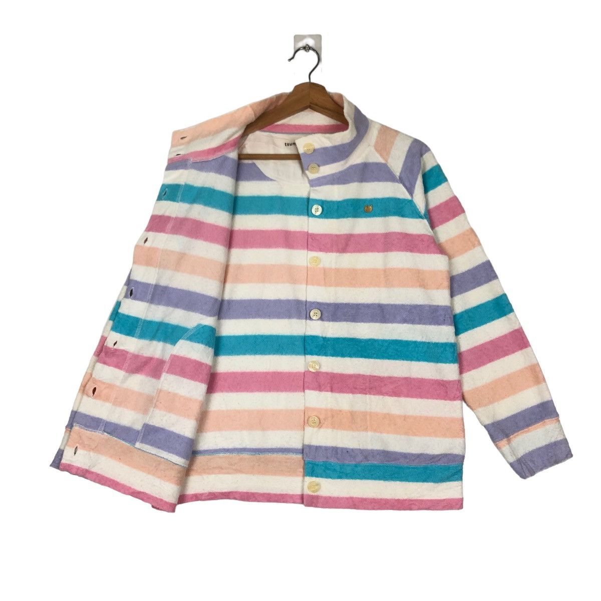 Issey Miyake ISSEY MIYAKE BY TSUMORI CHISATO SLEEP STRIPED BUTTON Size US M / EU 48-50 / 2 - 8 Thumbnail