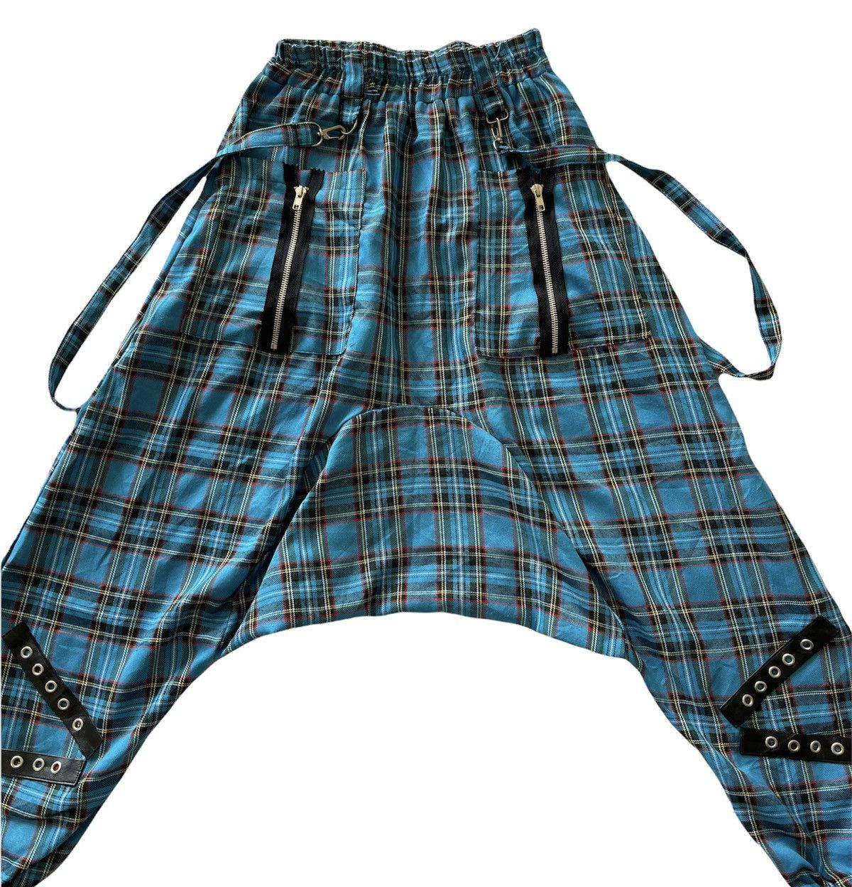 AC/DC ACDC RAG Drawstring Drop Crotch Bondage Pants Size US 30 / EU 46 - 3 Thumbnail