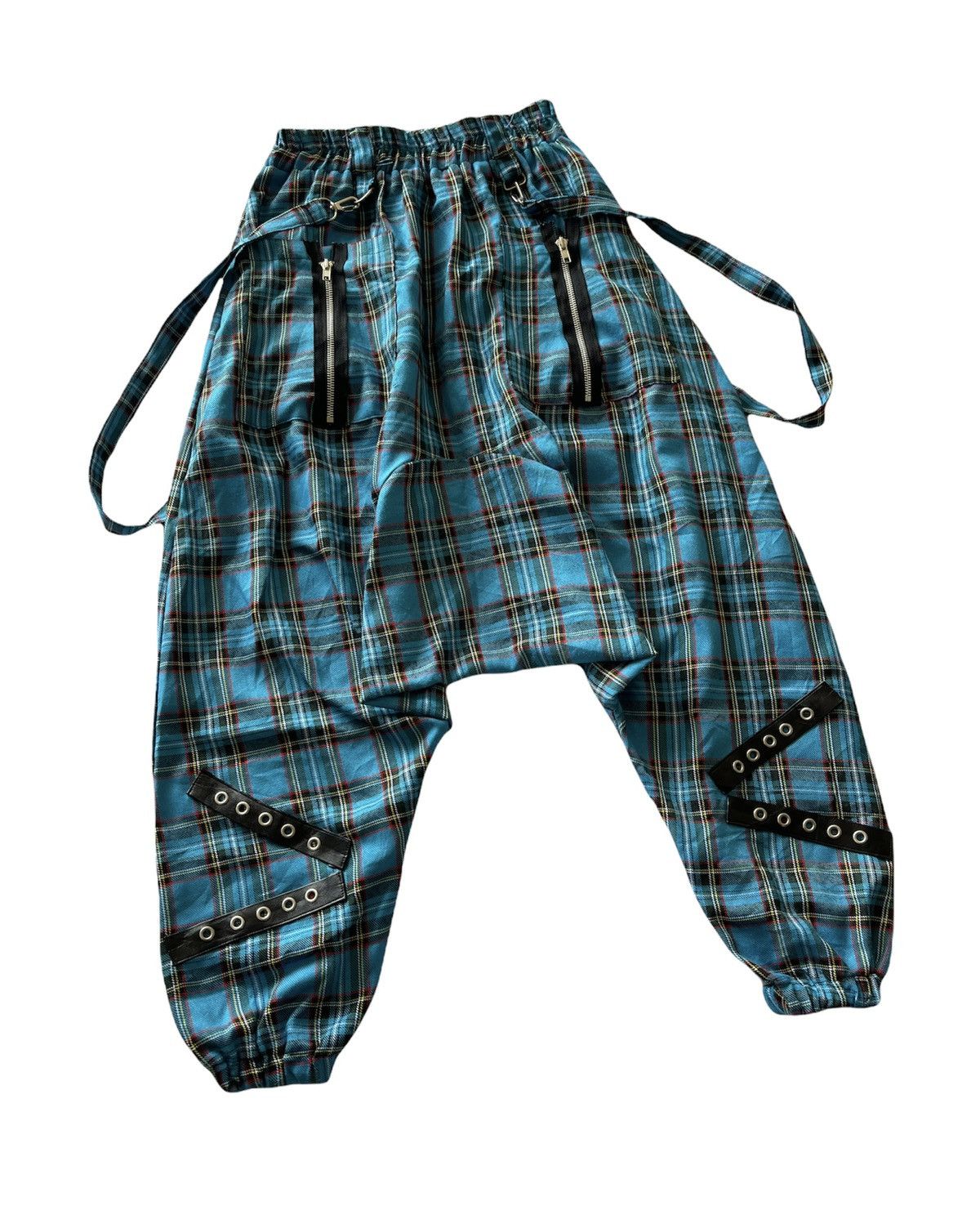 AC/DC ACDC RAG Drawstring Drop Crotch Bondage Pants Size US 30 / EU 46 - 2 Thumbnail