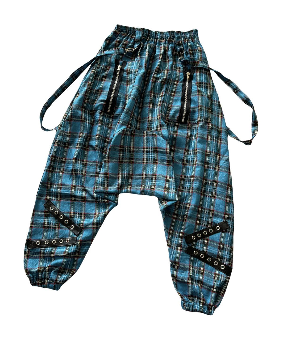 AC/DC ACDC RAG Drawstring Drop Crotch Bondage Pants Size US 30 / EU 46 - 4 Thumbnail