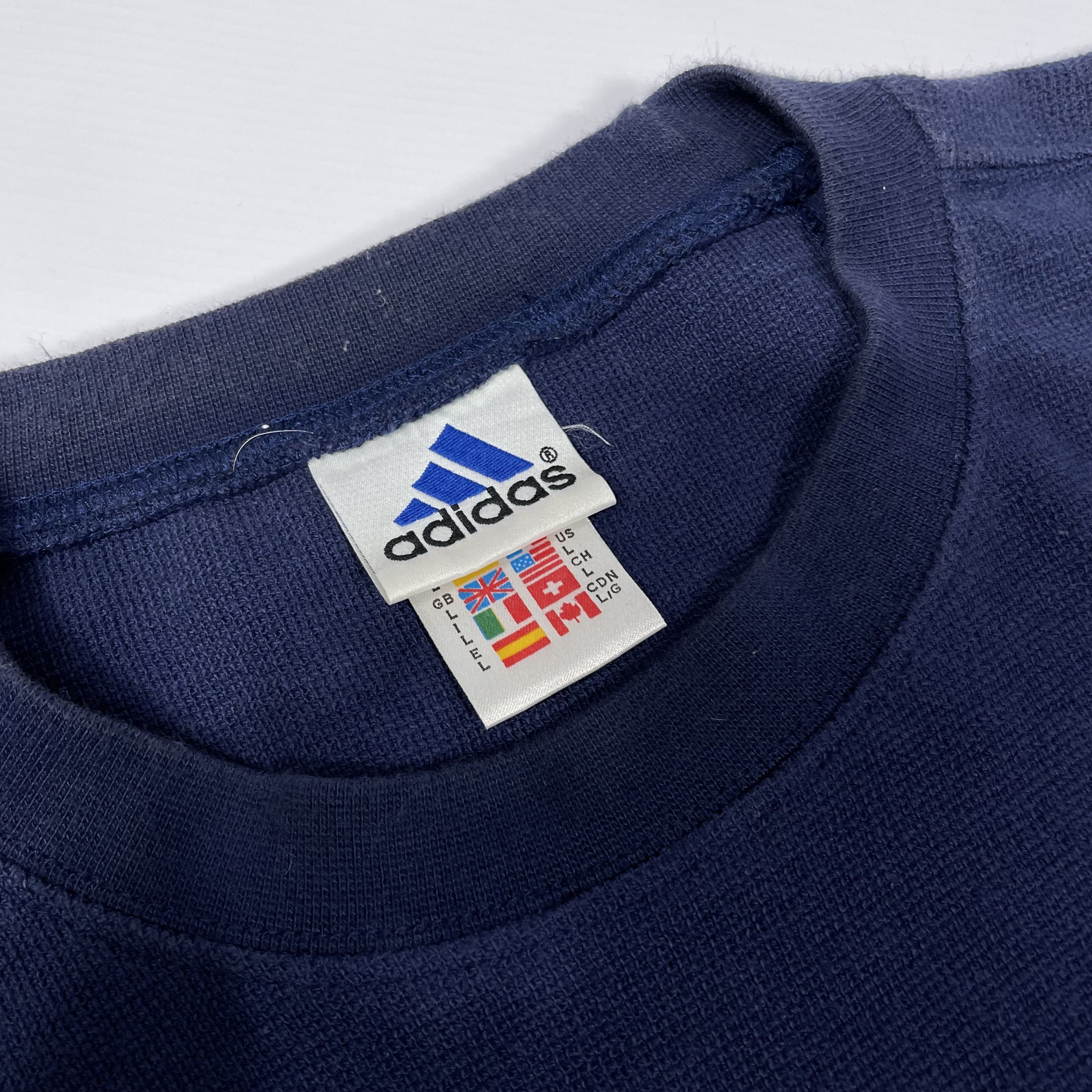 Adidas Vintge Adidas 90s Hockey sweatshirt Size US L / EU 52-54 / 3 - 4 Thumbnail