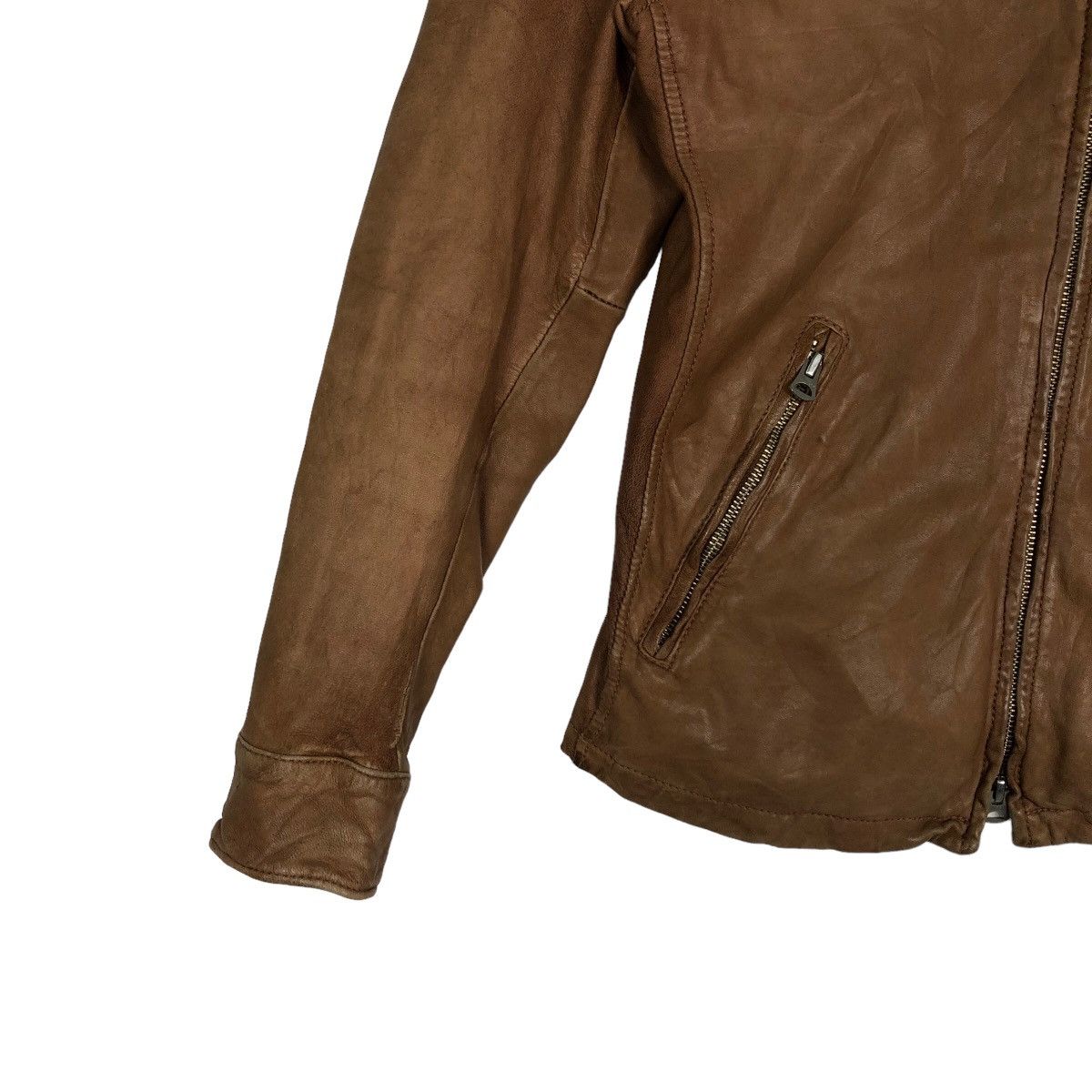 BEAUTY&YOUTH VINTAGE SOFT LEATHER BIKER BEAUTY & YOUTH JACKET Size US S / EU 44-46 / 1 - 3 Thumbnail
