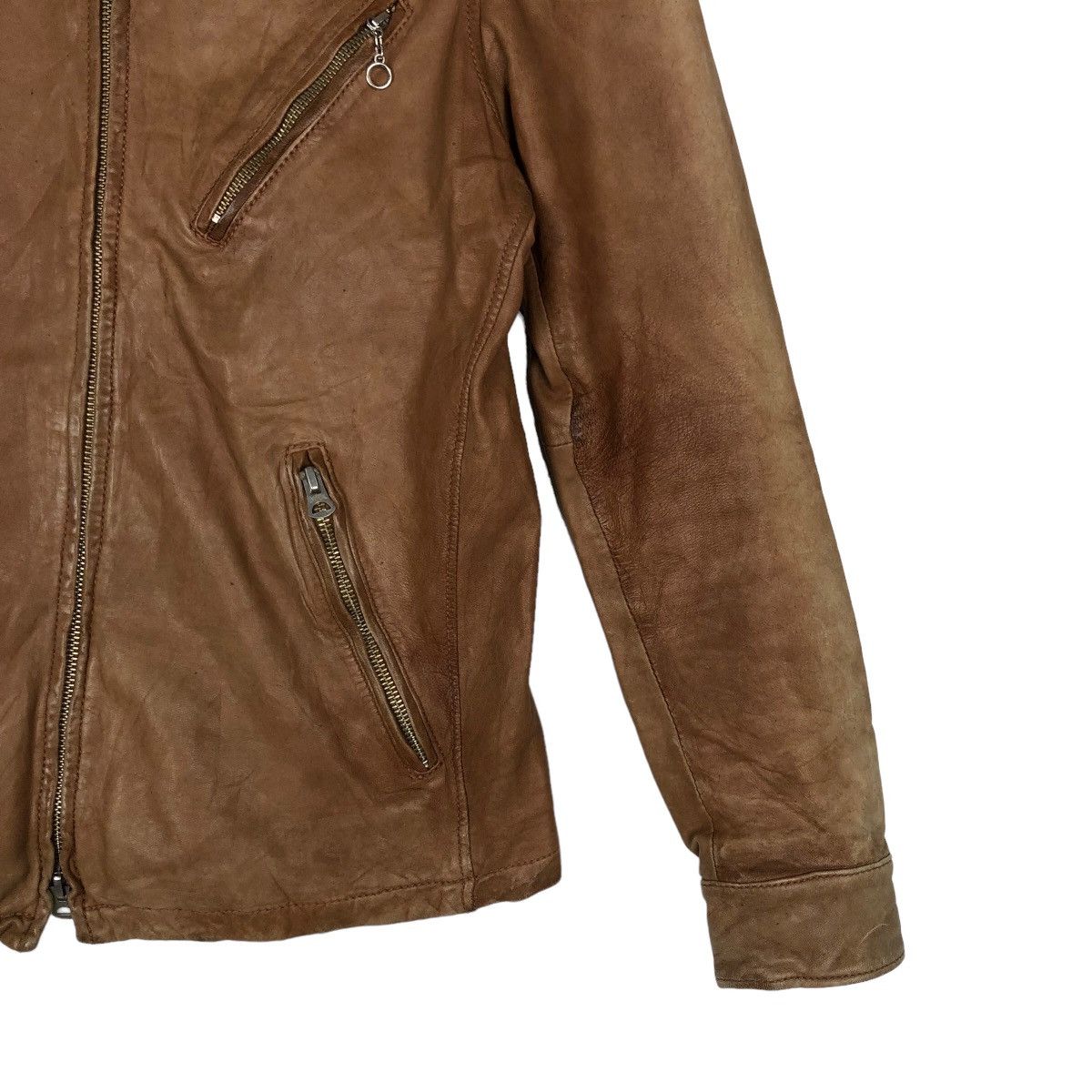 BEAUTY&YOUTH VINTAGE SOFT LEATHER BIKER BEAUTY & YOUTH JACKET Size US S / EU 44-46 / 1 - 4 Thumbnail