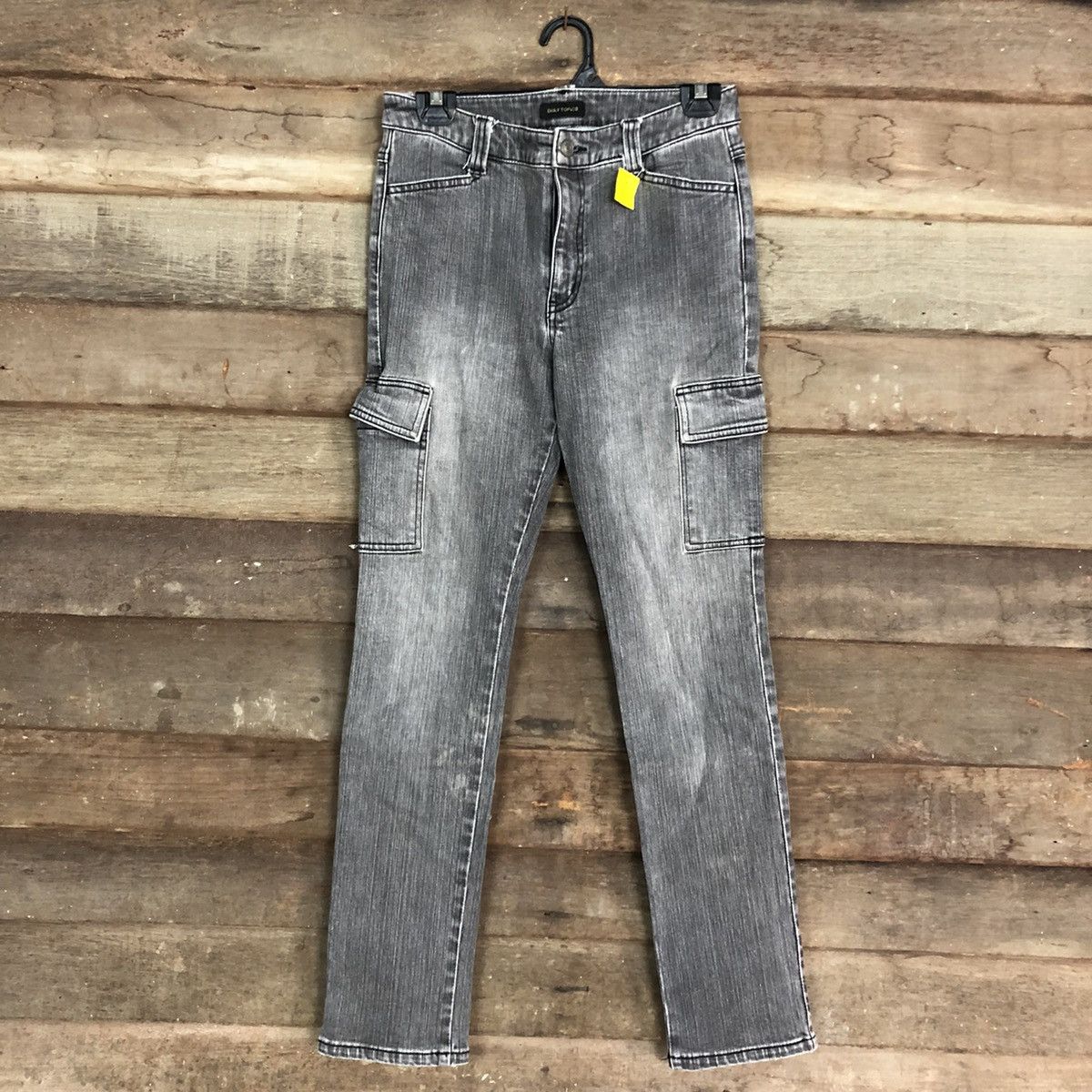 Faded Glory × Japanese Brand Daily Topics Grey Multipocket Cargo Pants #3428 Size US 26 / EU 42 - 1 Thumbnail