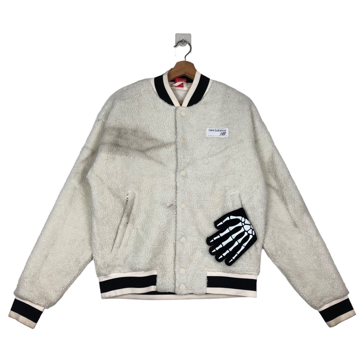 Japanese Brand RARE FLEECE JACKET NEW BALANCE STREETWEAR Y2K Size US XS / EU 42 / 0 - 1 Thumbnail