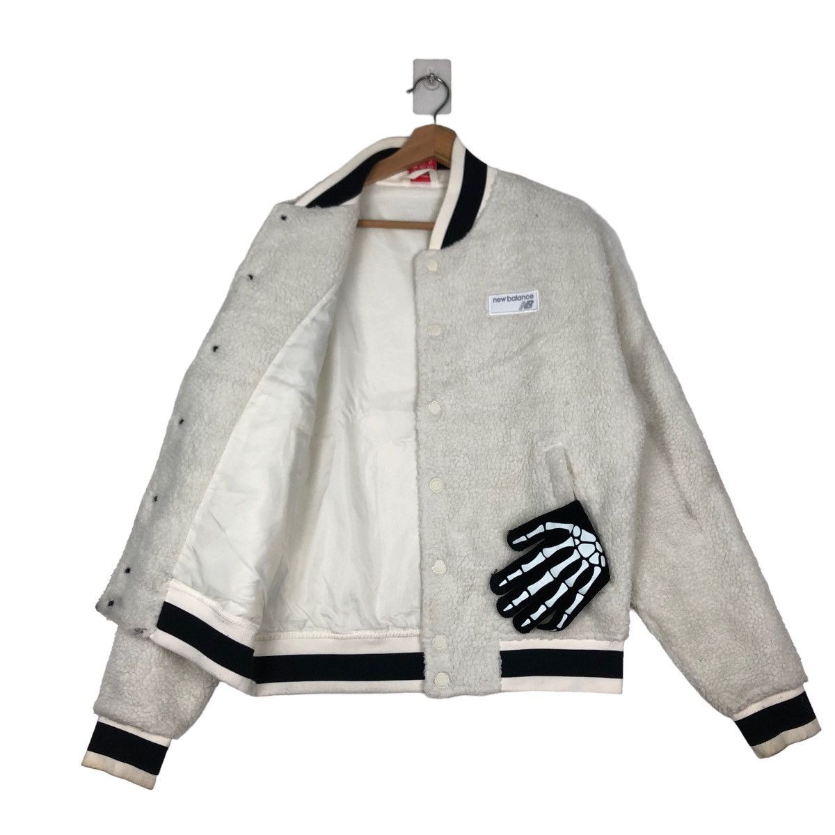 Japanese Brand RARE FLEECE JACKET NEW BALANCE STREETWEAR Y2K Size US XS / EU 42 / 0 - 7 Thumbnail
