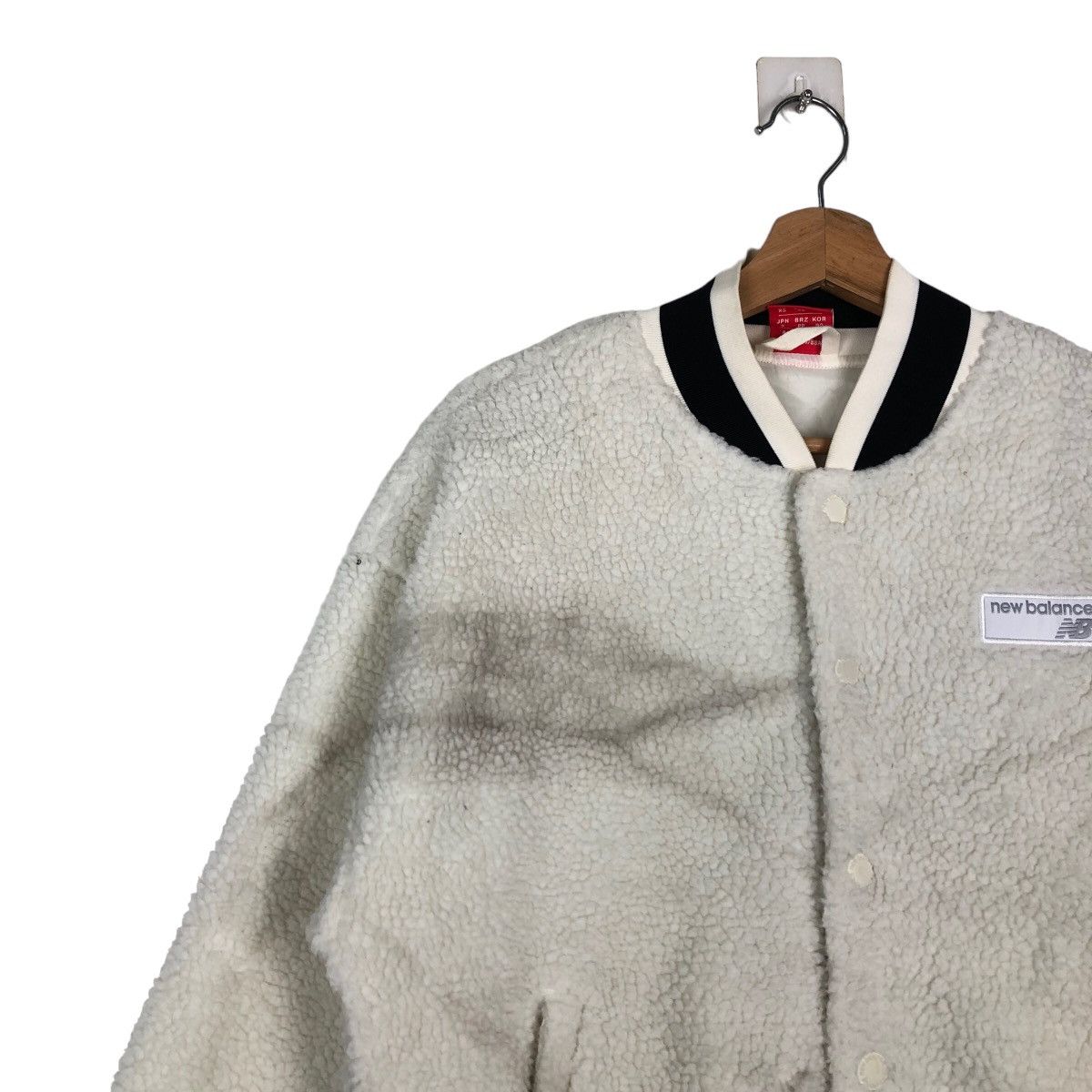 Japanese Brand RARE FLEECE JACKET NEW BALANCE STREETWEAR Y2K Size US XS / EU 42 / 0 - 6 Thumbnail