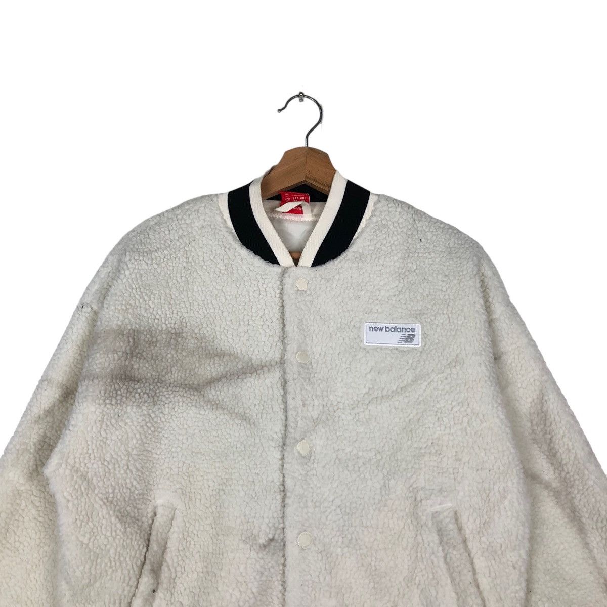 Japanese Brand RARE FLEECE JACKET NEW BALANCE STREETWEAR Y2K Size US XS / EU 42 / 0 - 2 Thumbnail
