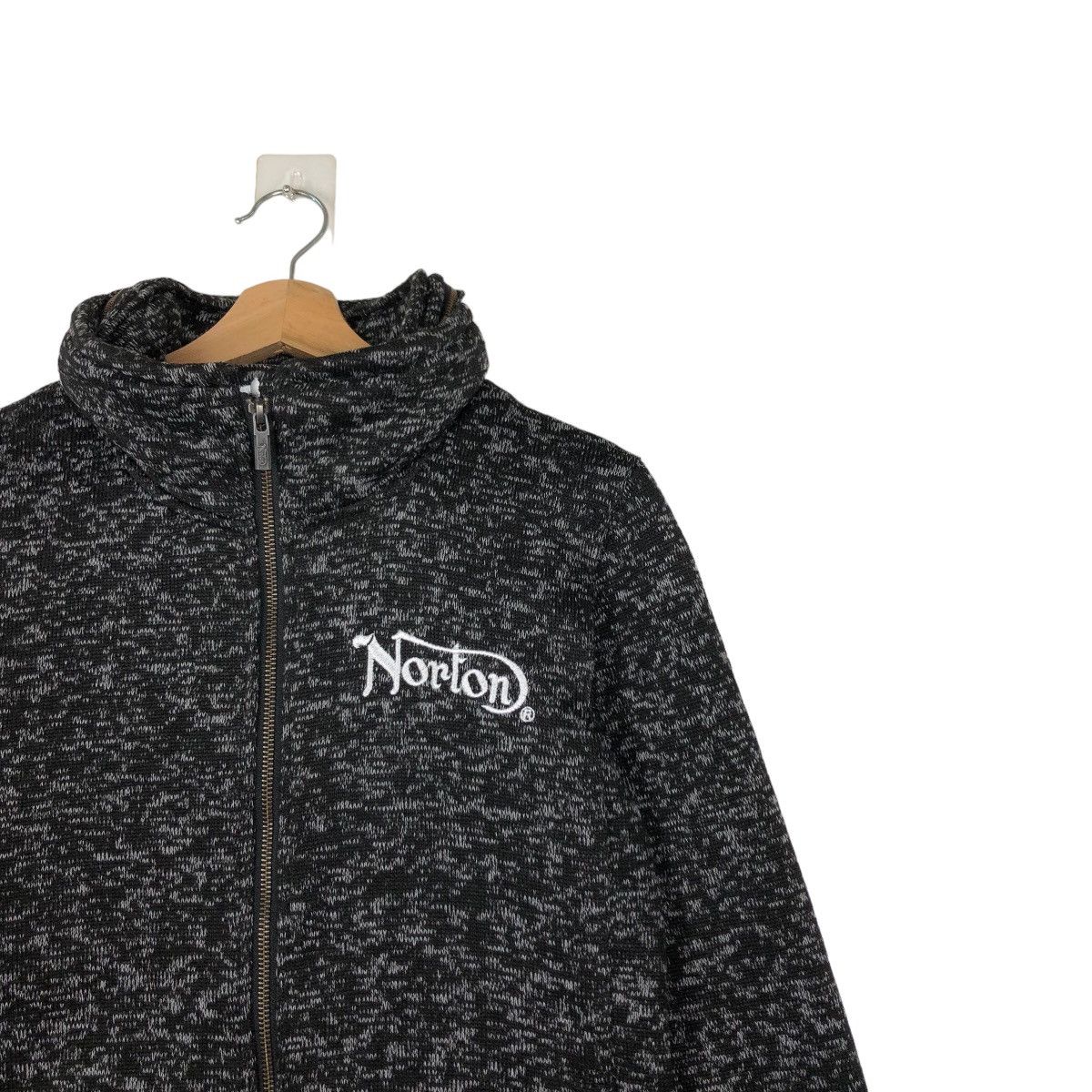 Japanese Brand VINTAGE NORTON HOODIE JACKET RACING WORK WEAR Size US M / EU 48-50 / 2 - 5 Thumbnail