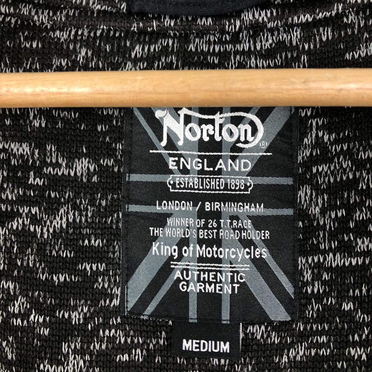 Japanese Brand VINTAGE NORTON HOODIE JACKET RACING WORK WEAR Size US M / EU 48-50 / 2 - 13 Thumbnail