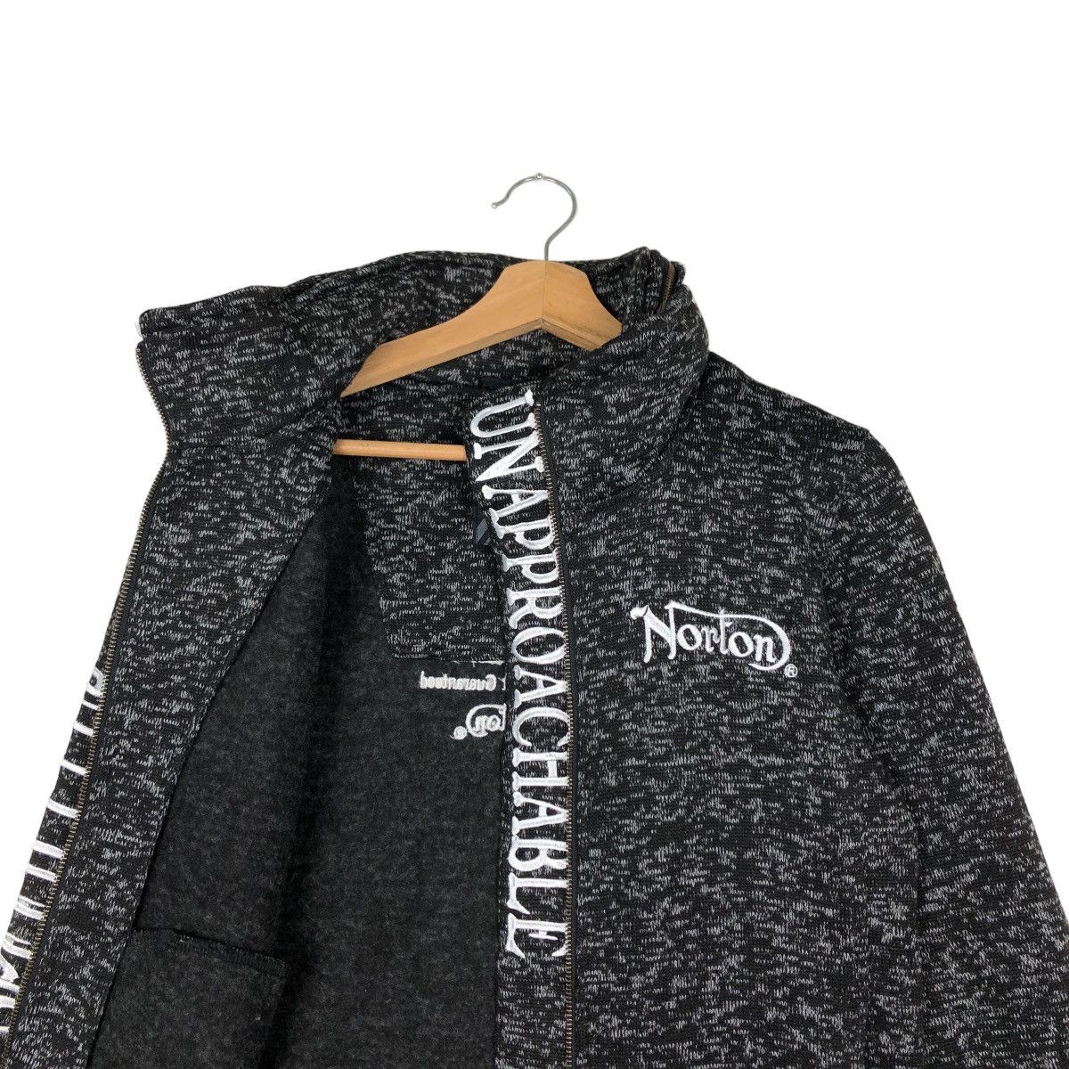 Japanese Brand VINTAGE NORTON HOODIE JACKET RACING WORK WEAR Size US M / EU 48-50 / 2 - 10 Thumbnail