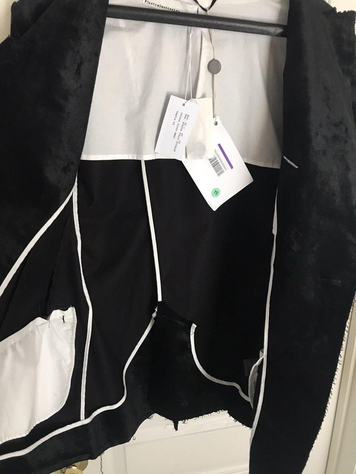 Nostra Santissima Asymmetric blazer Size 46R - 3 Thumbnail