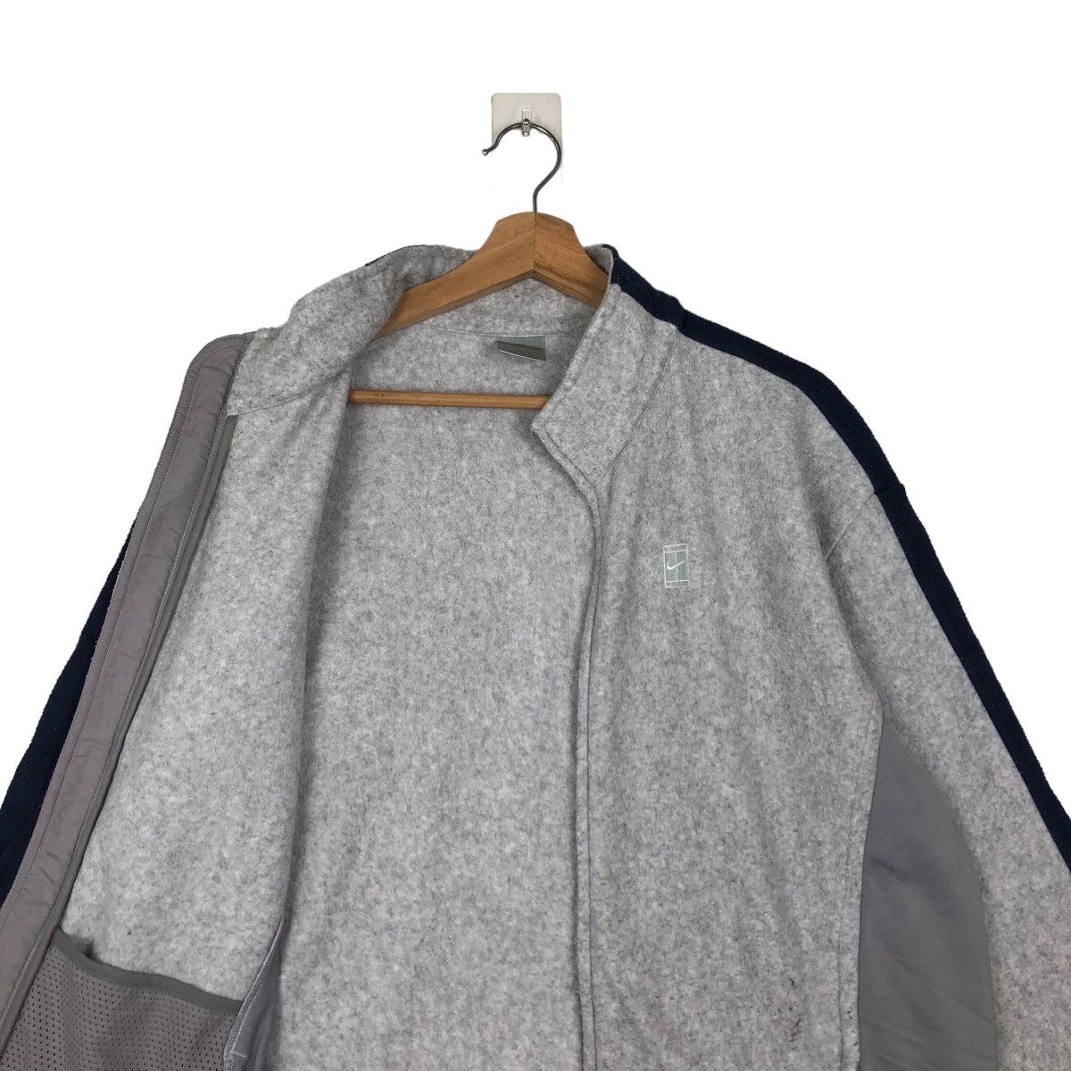 Nike VINTAGE NIKE COURT FLEECE ZIPPER JACKET Y2K Size US M / EU 48-50 / 2 - 9 Thumbnail