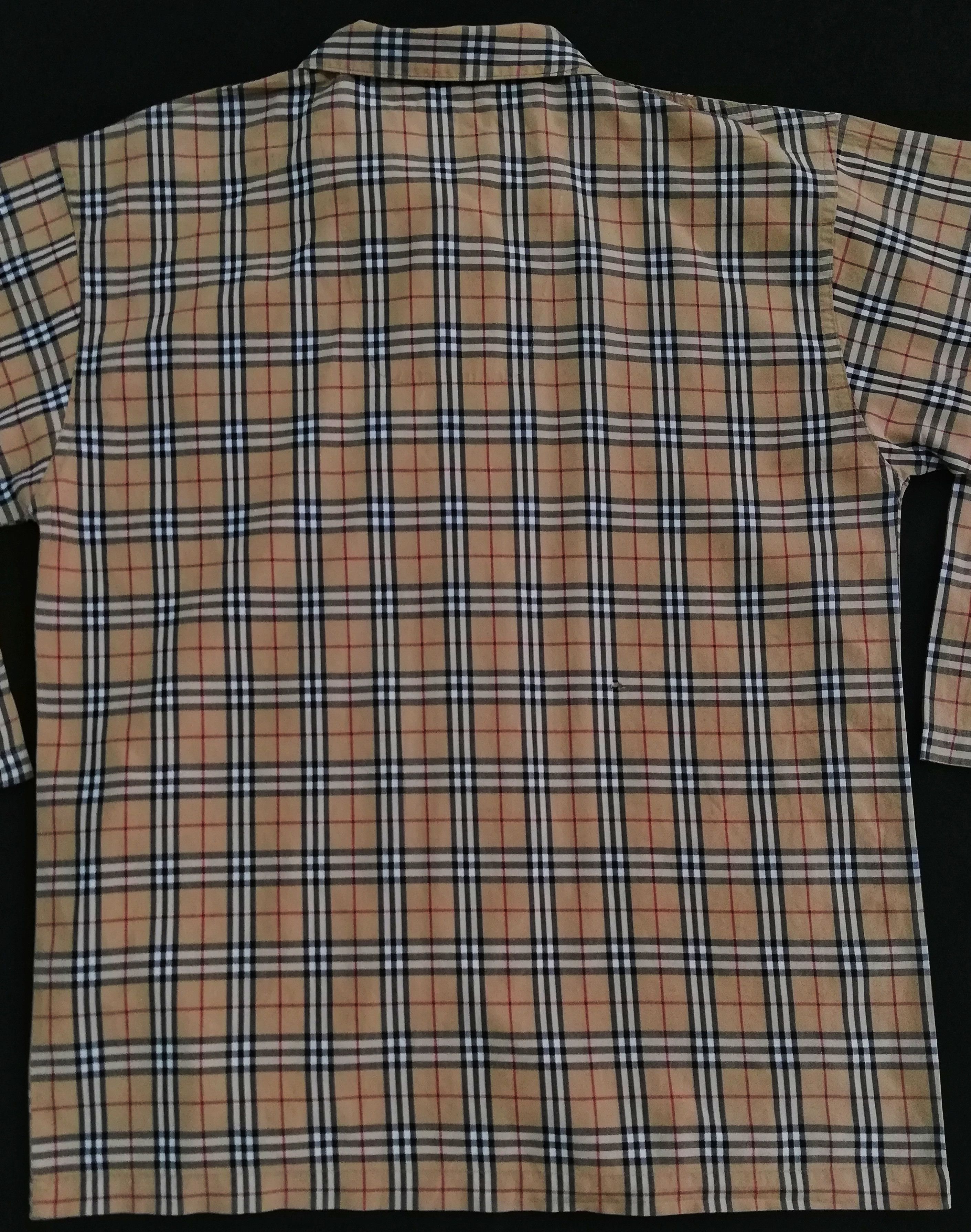 Burberry × Vintage 🔥Burberry Nova Check Pyjamas Shirt Cotton 100%🔥 Size US M / EU 48-50 / 2 - 11 Thumbnail