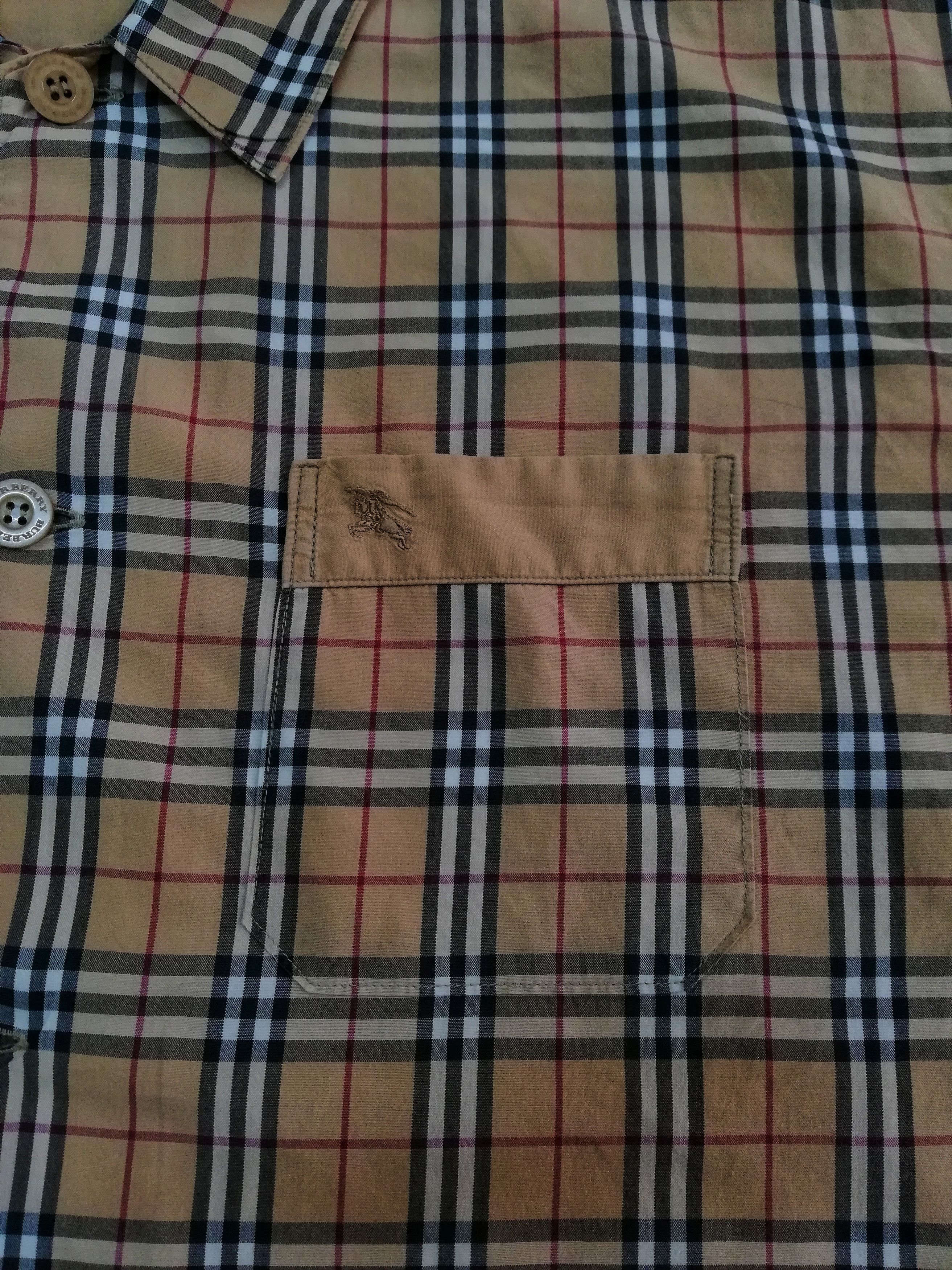 Burberry × Vintage 🔥Burberry Nova Check Pyjamas Shirt Cotton 100%🔥 Size US M / EU 48-50 / 2 - 3 Thumbnail