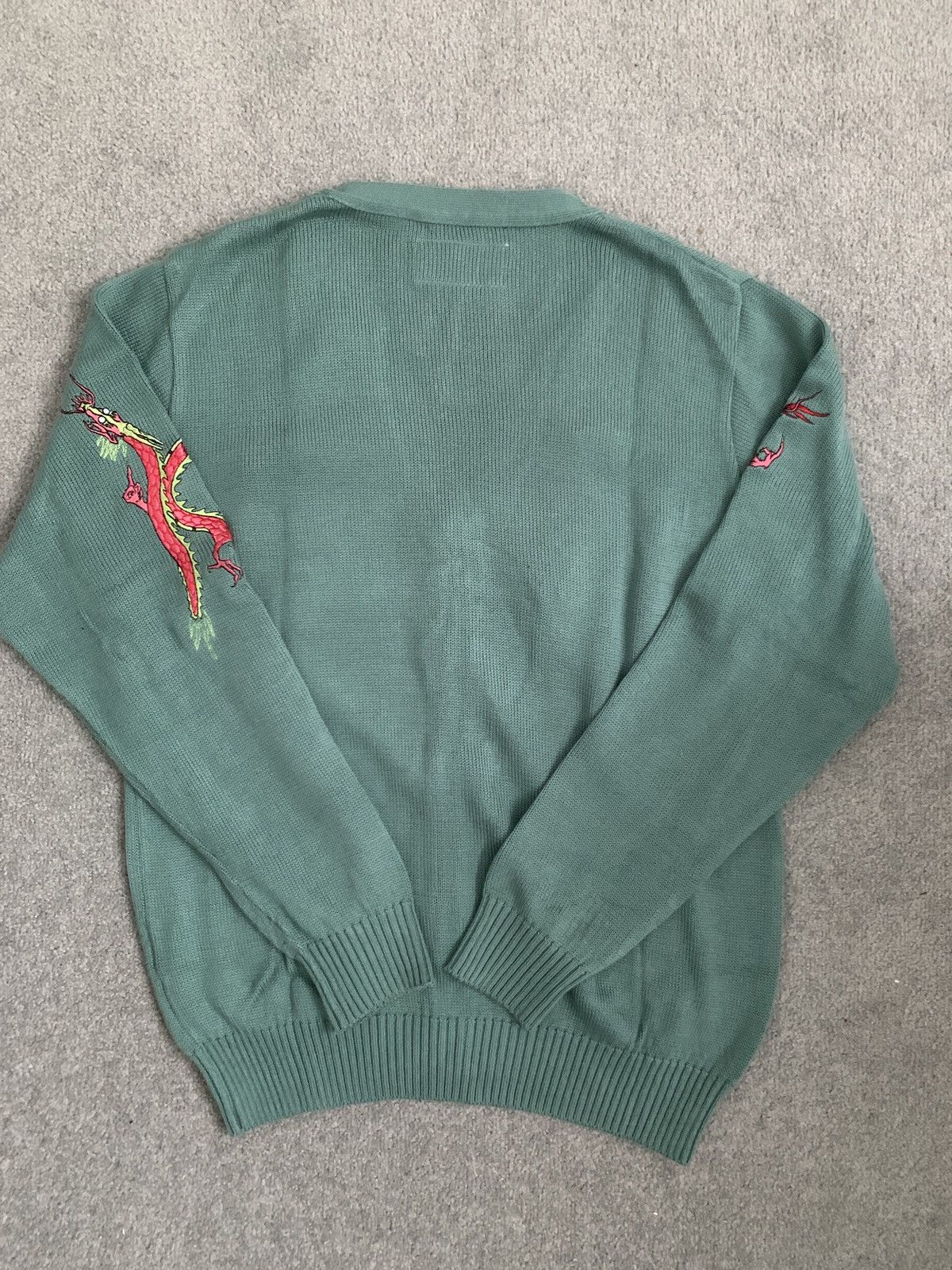 Japanese Brand × Wacko Maria 🔥FUCK embroidered Cardigan 🔥 Size US M / EU 48-50 / 2 - 3 Thumbnail