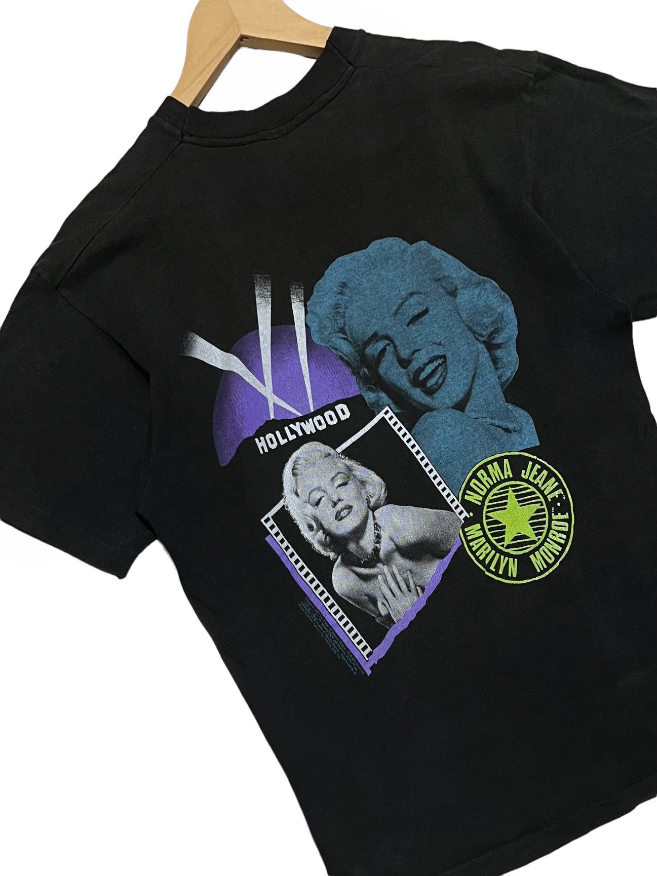Band Tees × Vintage 🔥VINTAGE 93s MARILYN MONROE X NORMA JEANE HOLLYWOOD MOVIE 🎥 Size US M / EU 48-50 / 2 - 8 Thumbnail