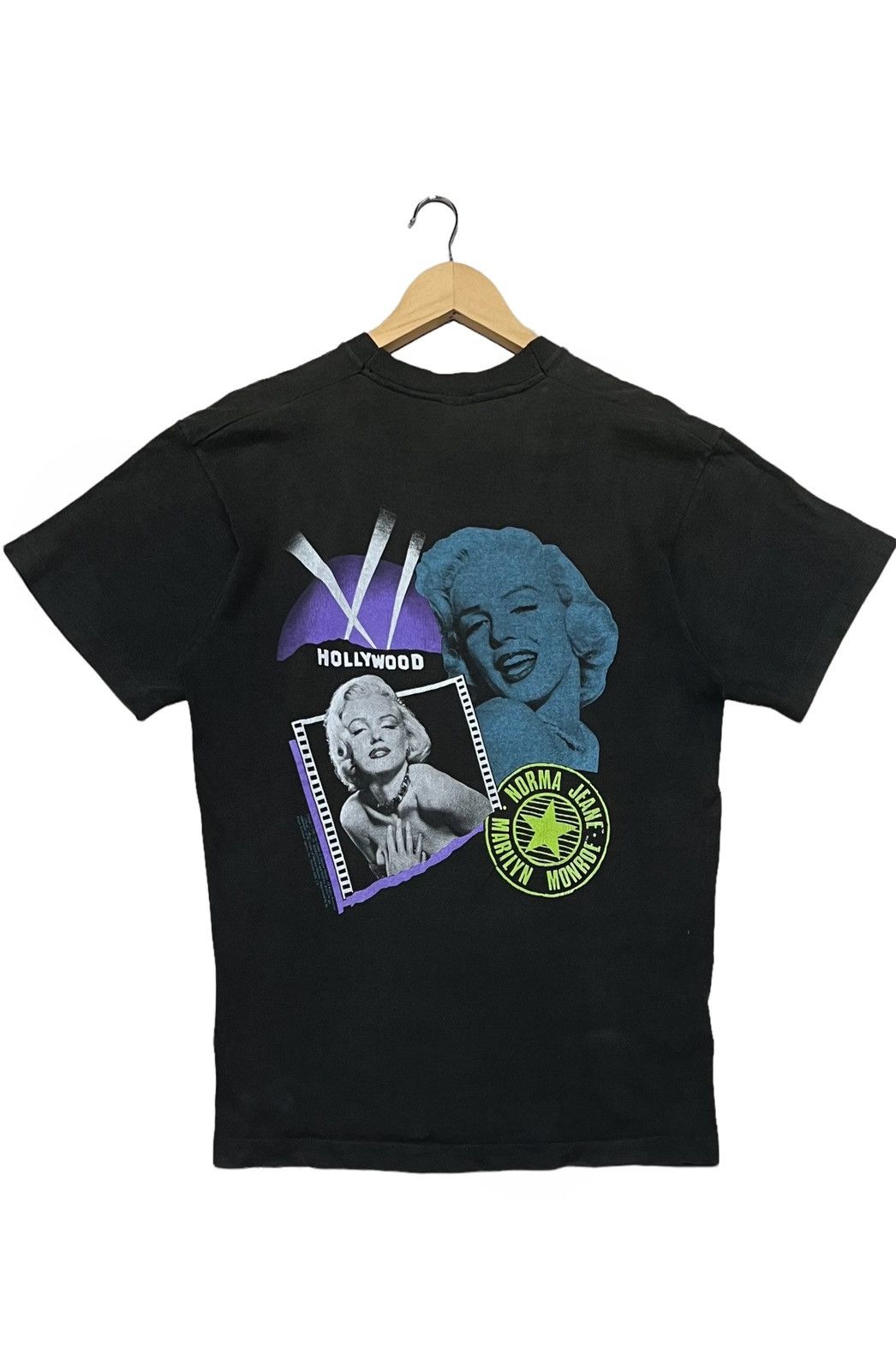 Band Tees × Vintage 🔥VINTAGE 93s MARILYN MONROE X NORMA JEANE HOLLYWOOD MOVIE 🎥 Size US M / EU 48-50 / 2 - 2 Thumbnail